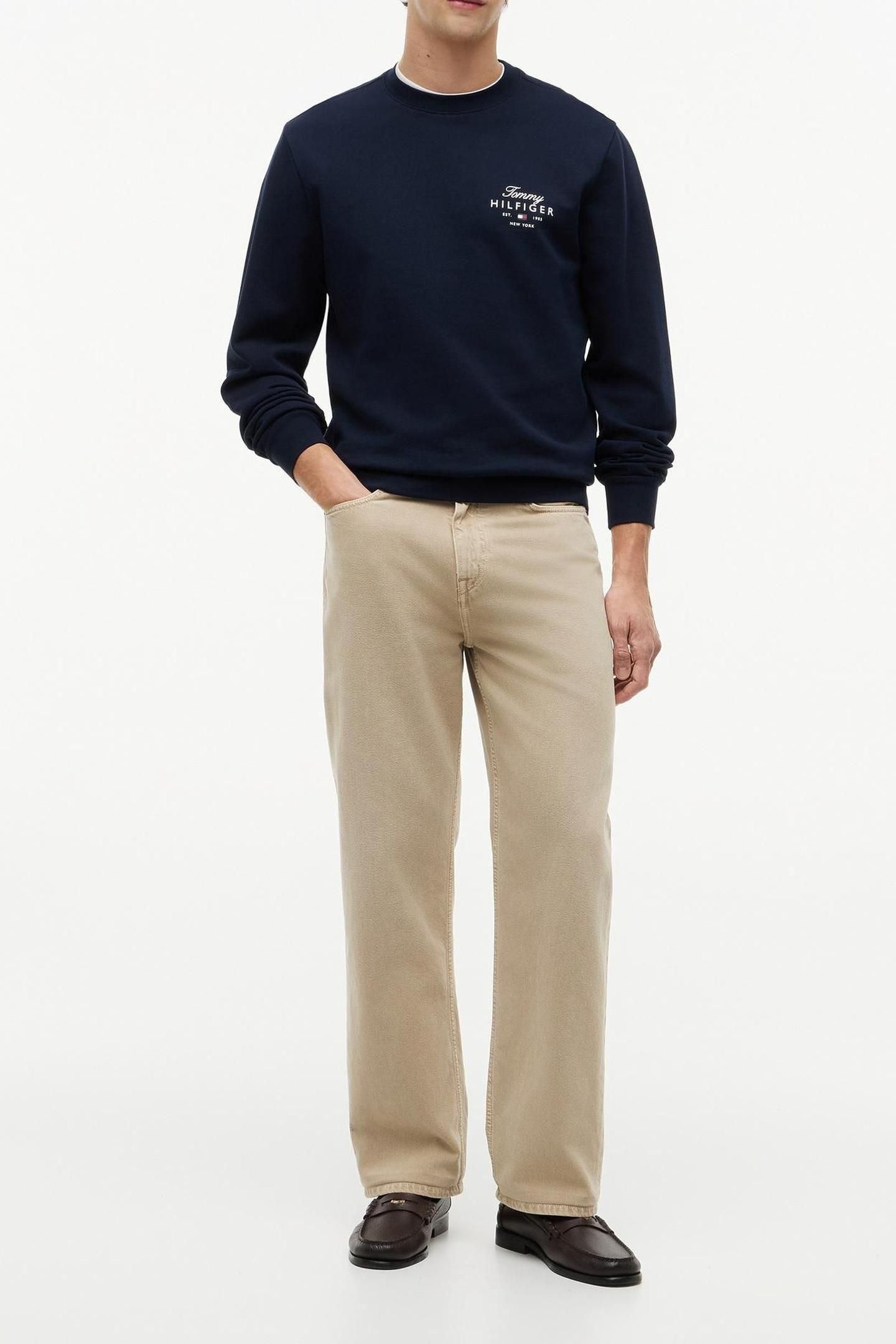 SCRIPT STACK SWEATSHIRT DESERT SKY 3