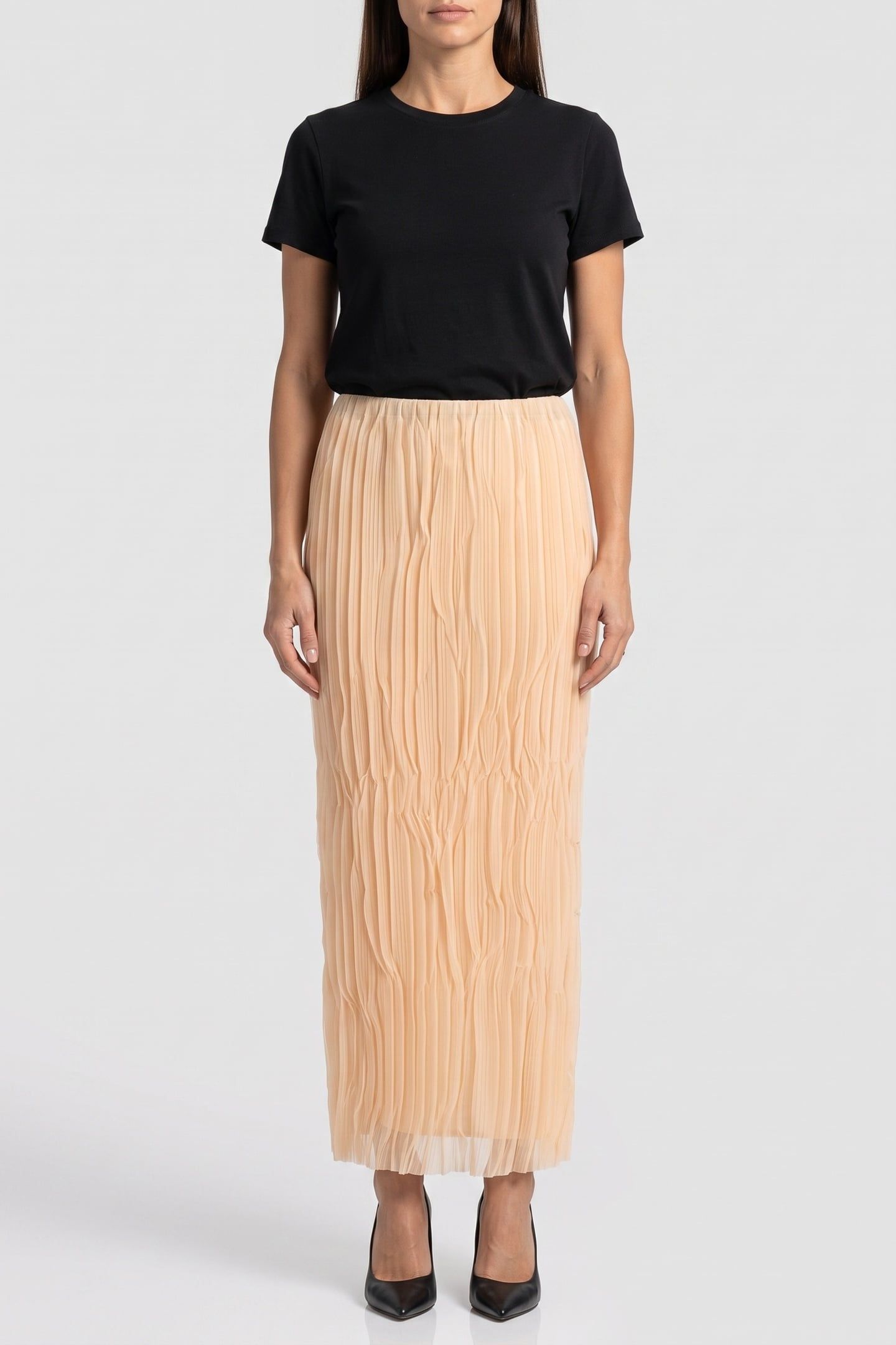 PRESS TENICIA SKIRT BEIGE 1