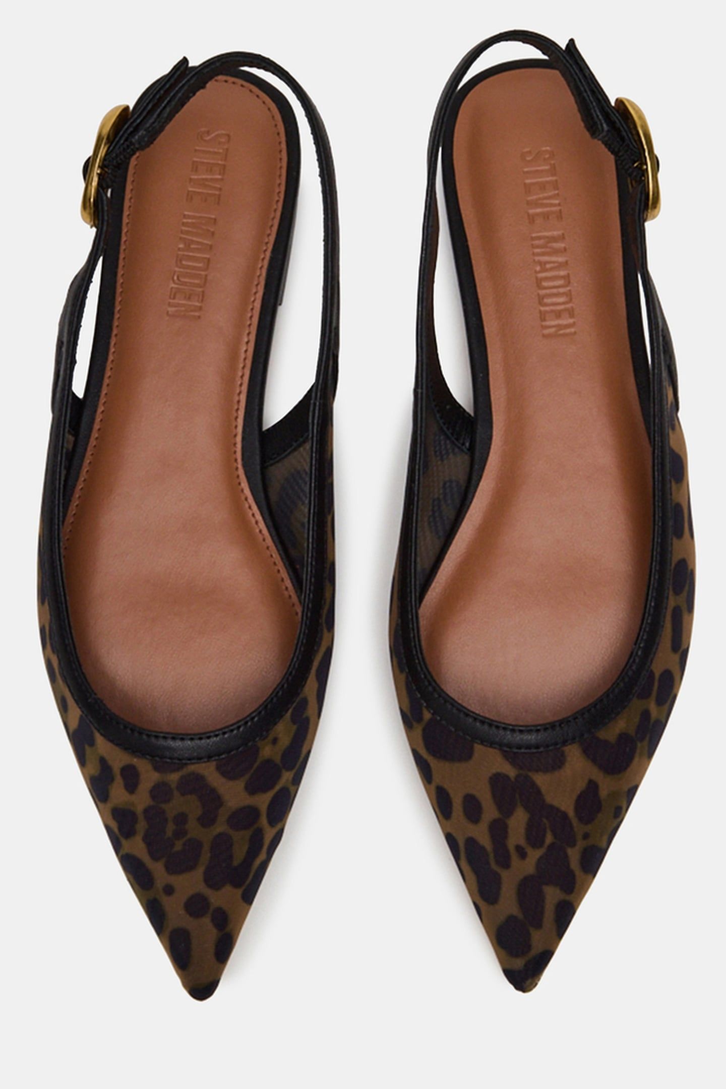 OTTIE FLAT SHOES BLACK/LEOPARD 4