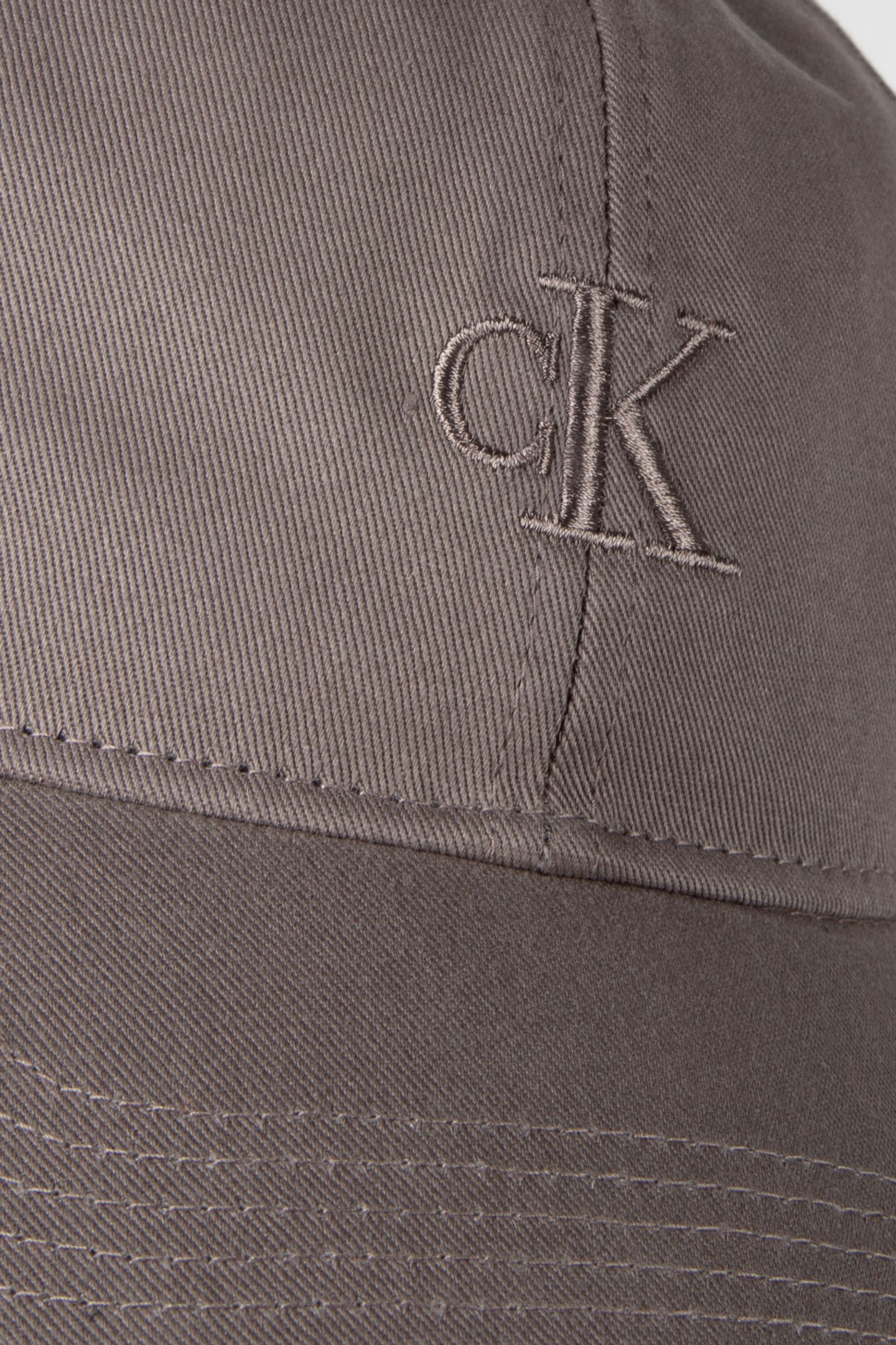 MONOGRAM EMBROIDERY CAP CHARCOAL GRAY 3