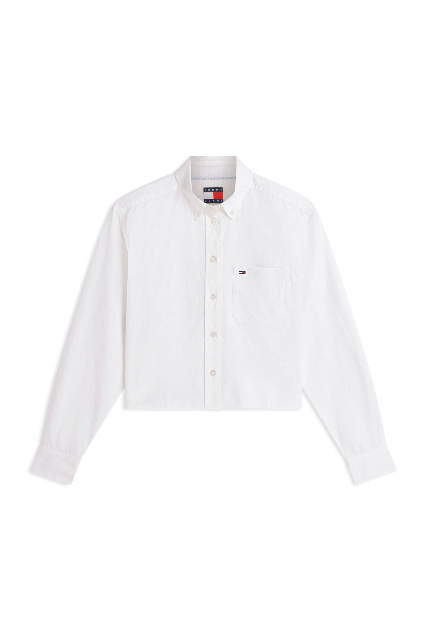 RELAXED CROP SHIRT ECRU 4