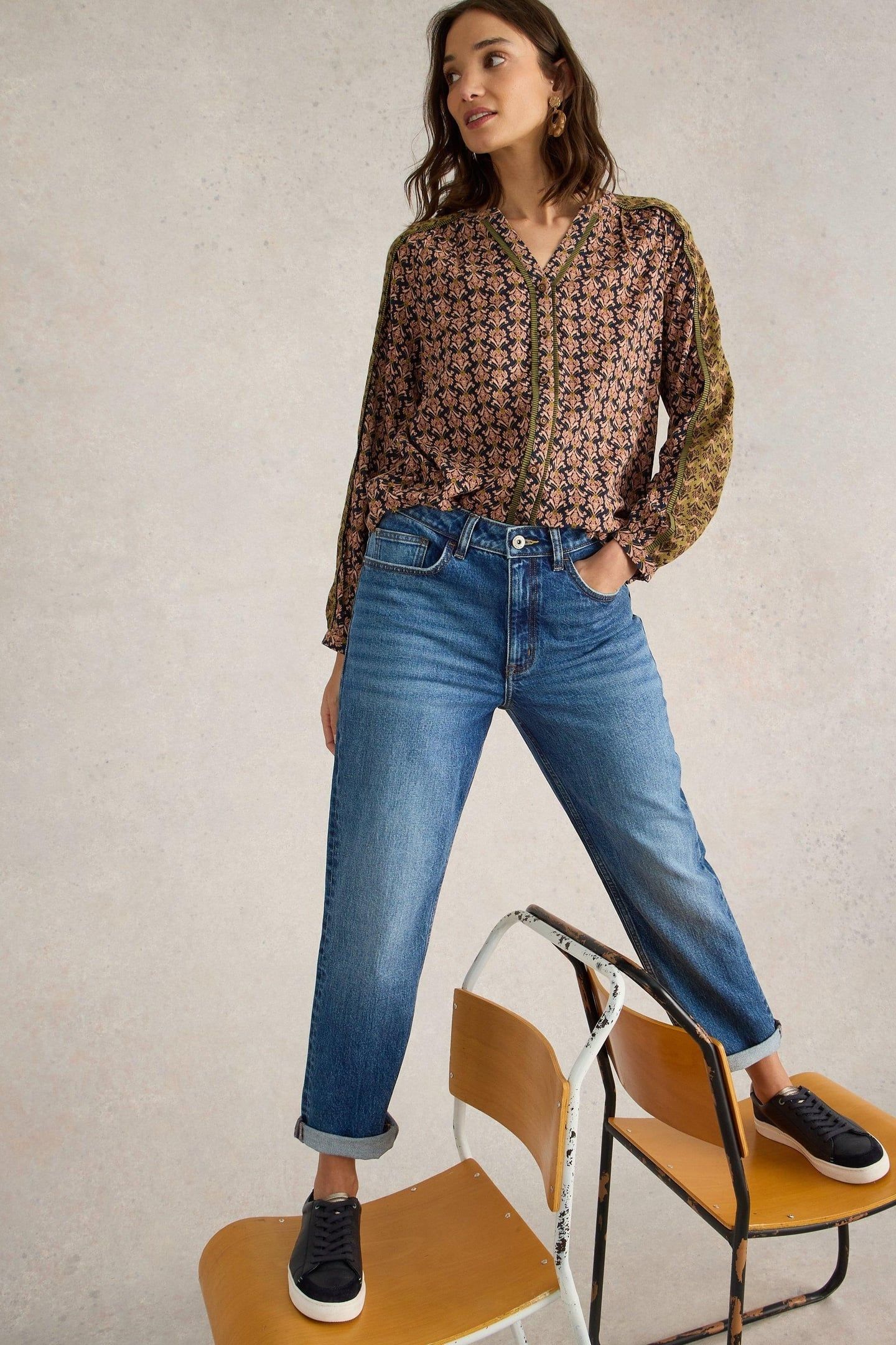 CHARLIE STRAIGHT JEAN DARK DENIM 7