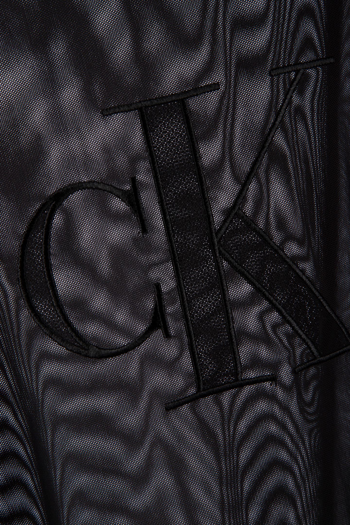 SHORT SLEEVE PRIDE MESH CREW NECK TOP BLACK 4