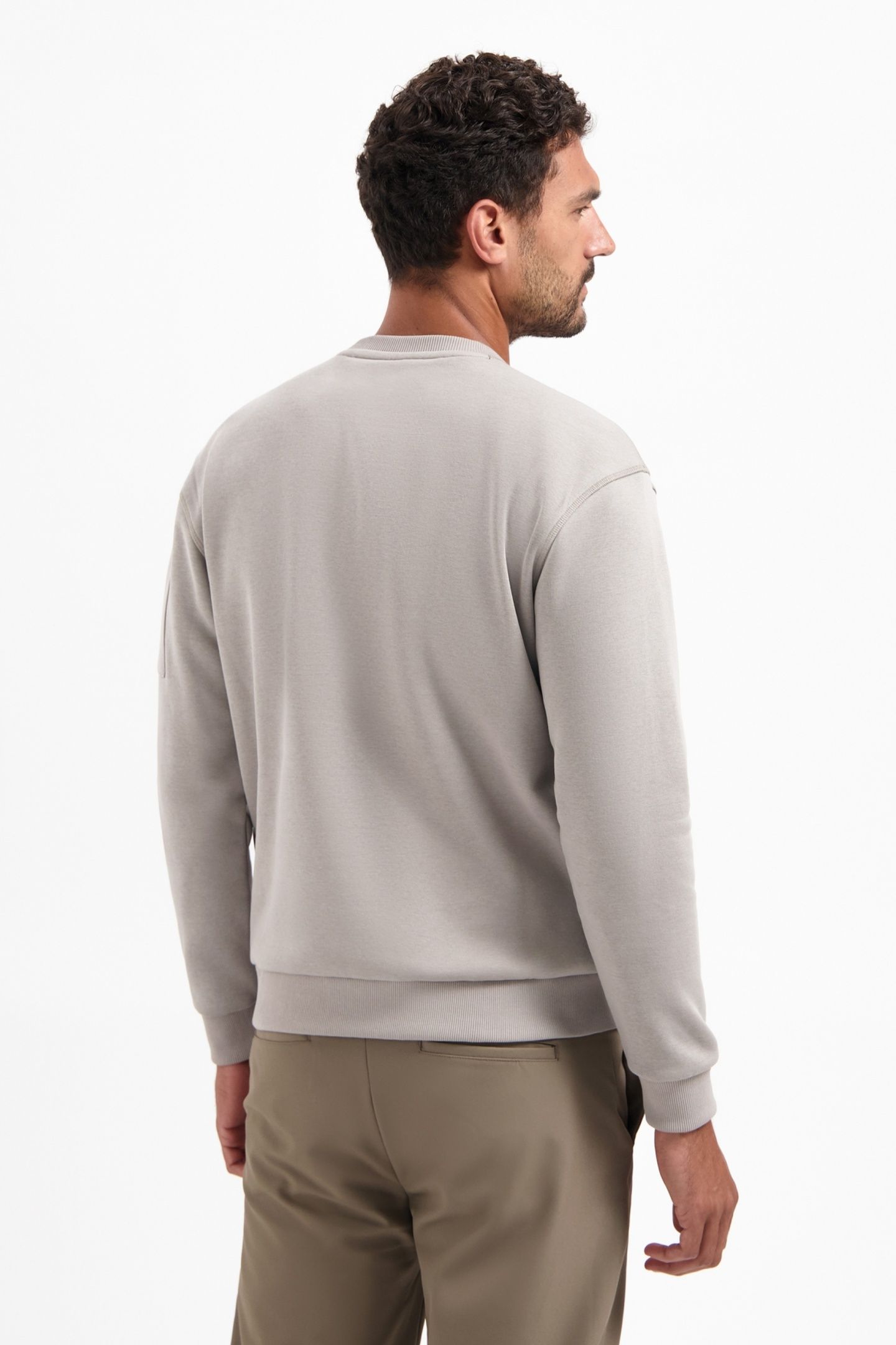 SWEATER CREWNECK BRUSHED INSIDE CLAY 3