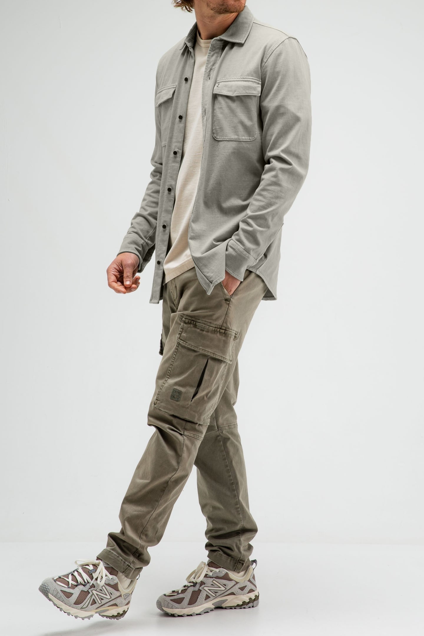 FINN POCKET JERSEY OVERSHIRT SLATE GREY 1
