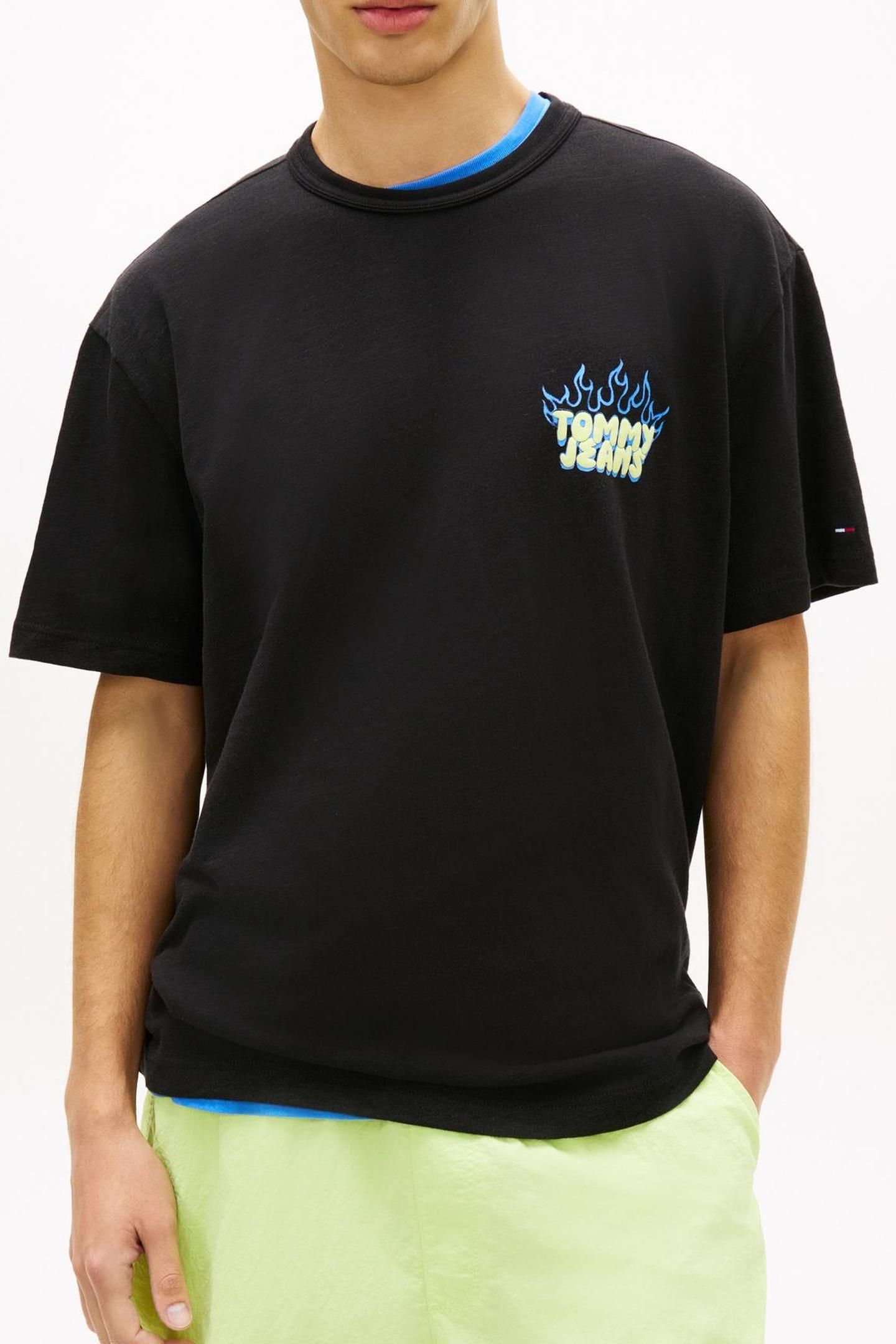 RELAXED BUBBLE FLAME BLACK 1
