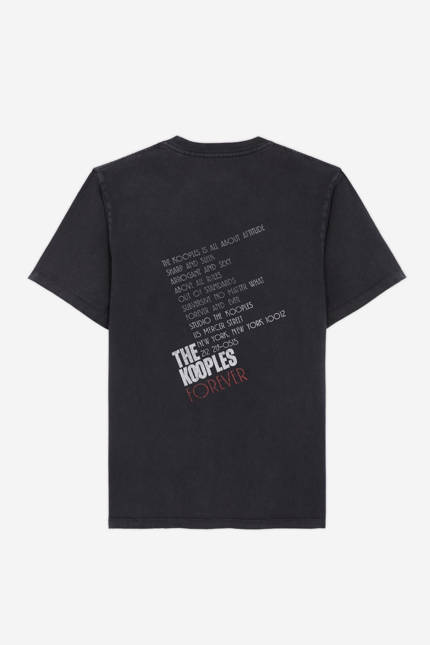 T-SHIRT MC TIGER BLACK WASHED 6
