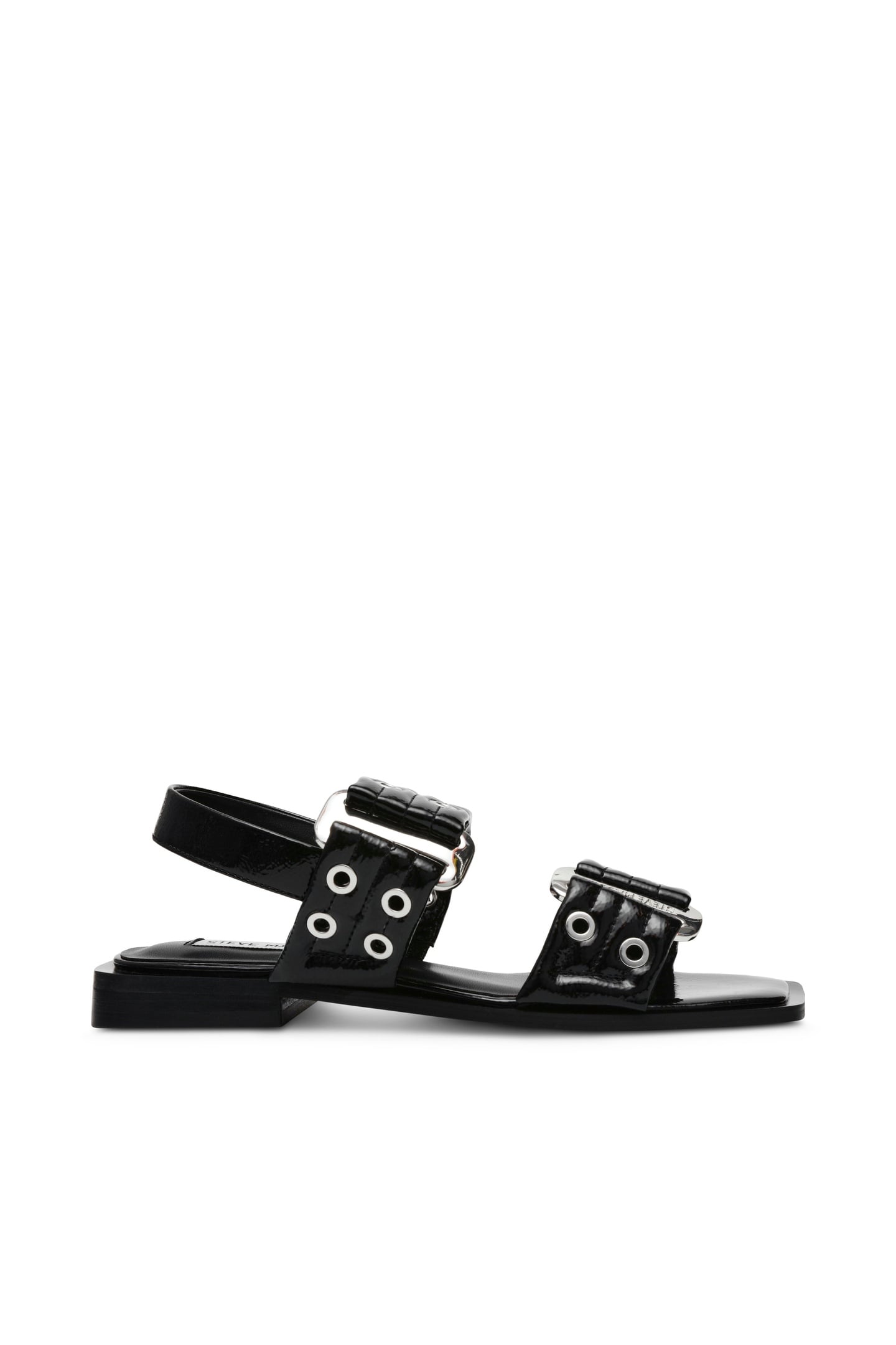 SARIA SANDALS BLACK PATENT 1