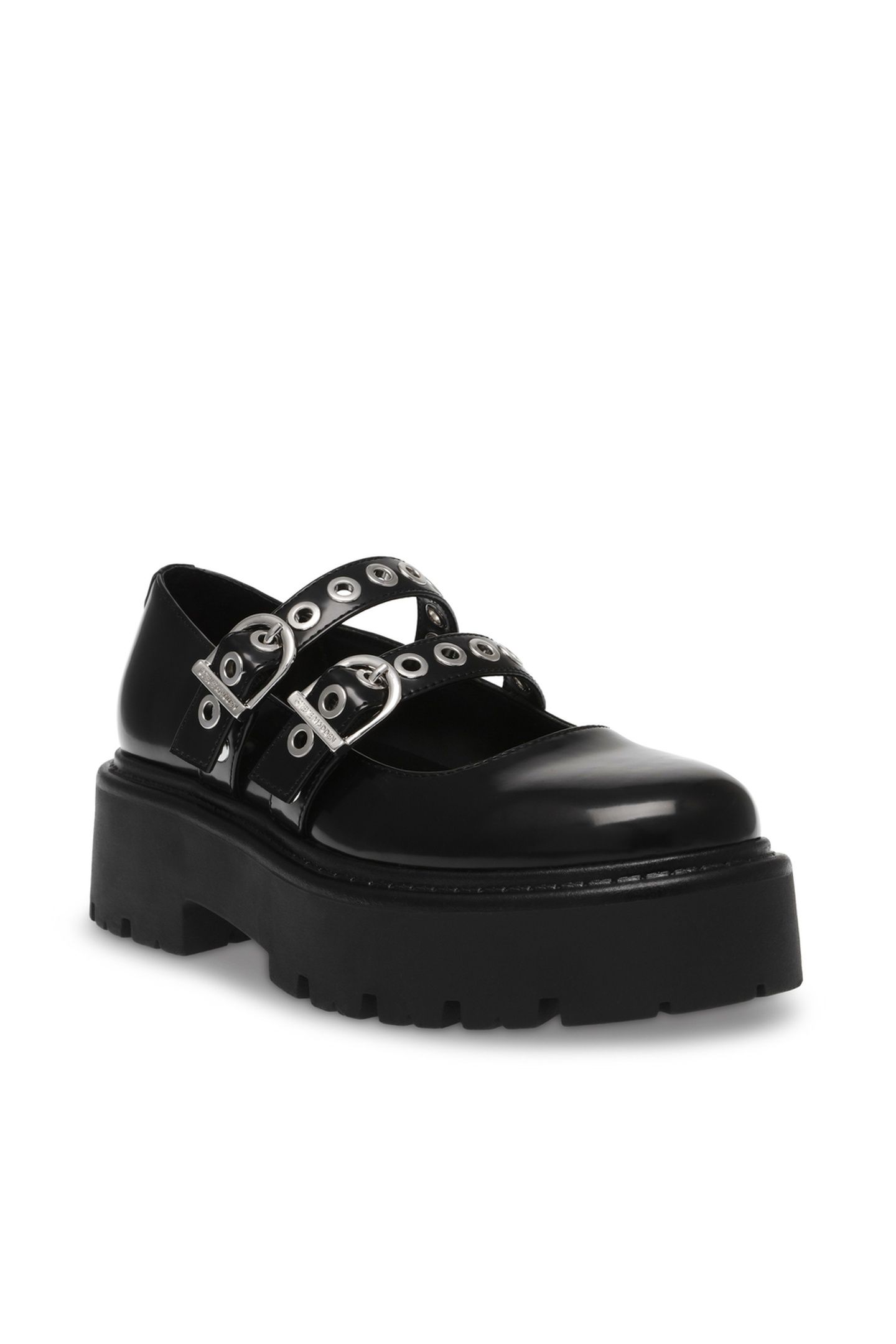 OVERT FLAT SHOES BLACK ACTION LEATHER 3