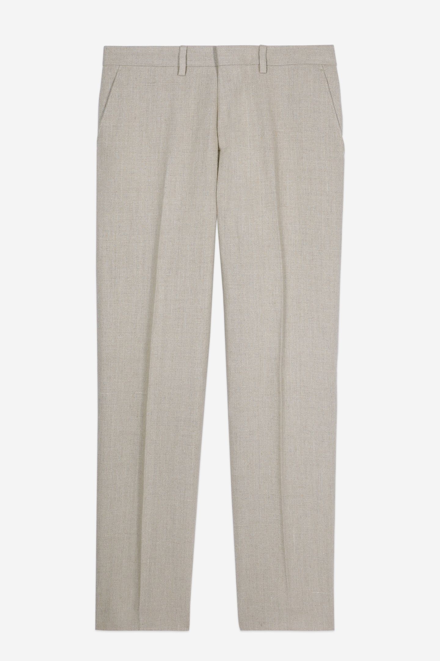 STRAIGHT-LEG TROUSERS BEIGE 5