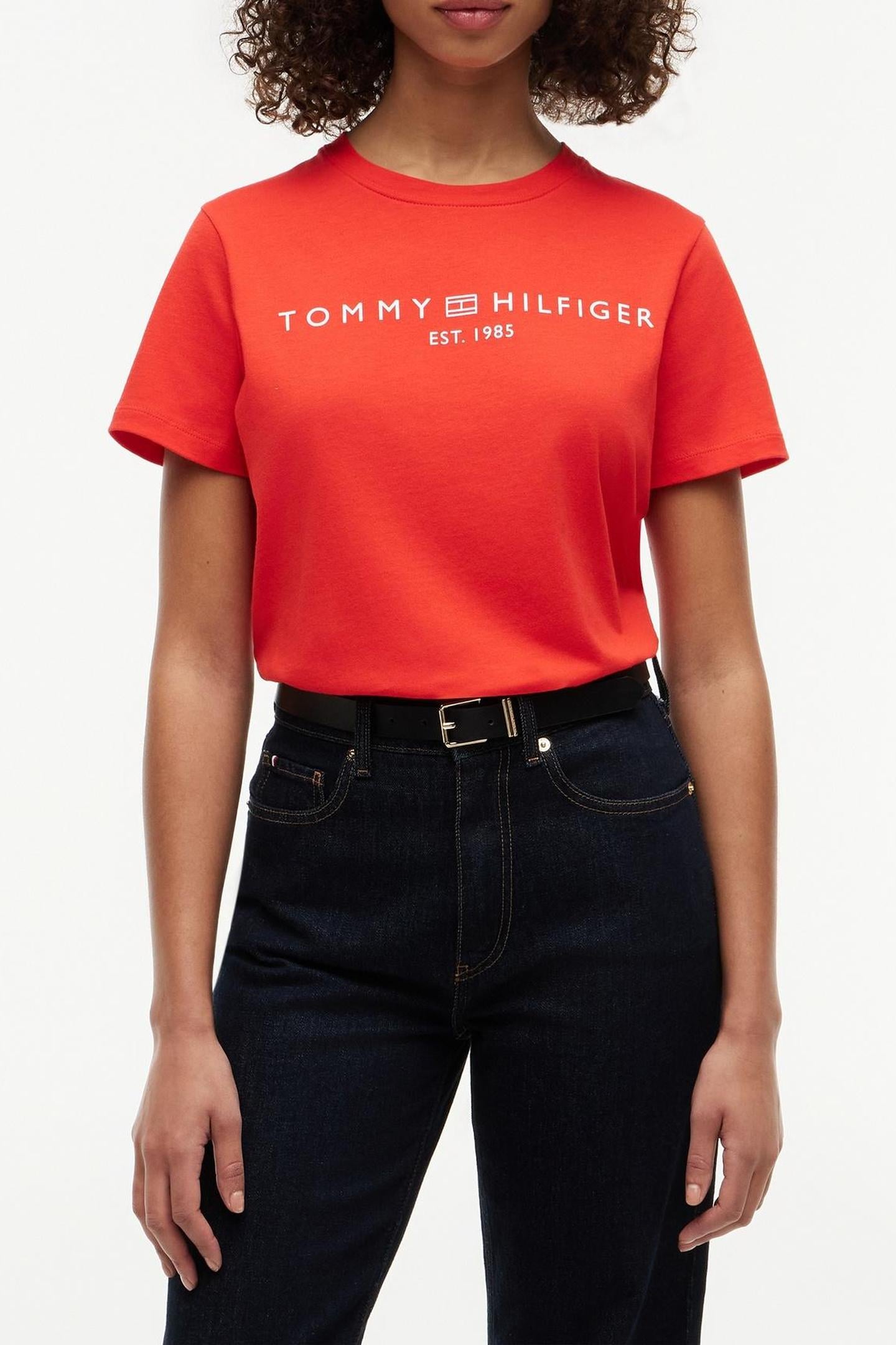 REGULAR CORP LOGO C-NECK FIRE RED 1