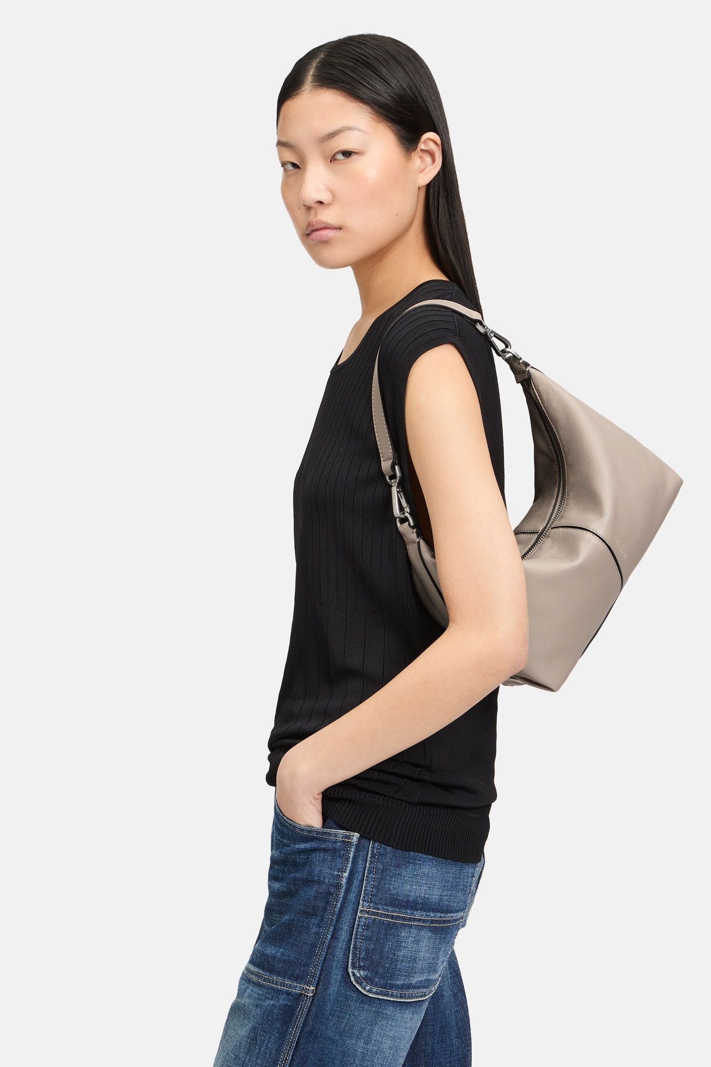 HOBO SMALL LIGHT TAUPE 1
