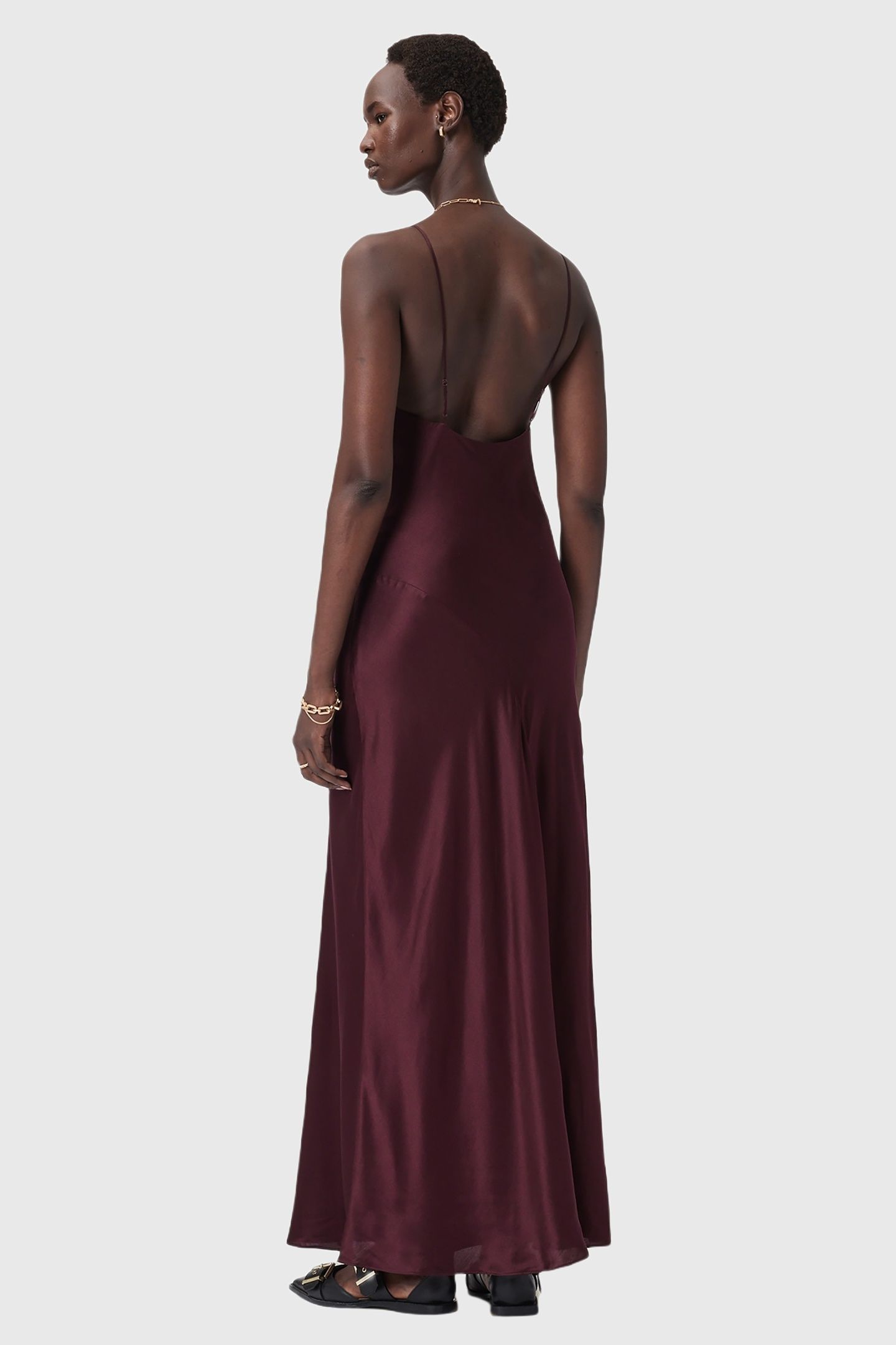 ALEXIA MAXI DRESS OXBLOOD RED 4