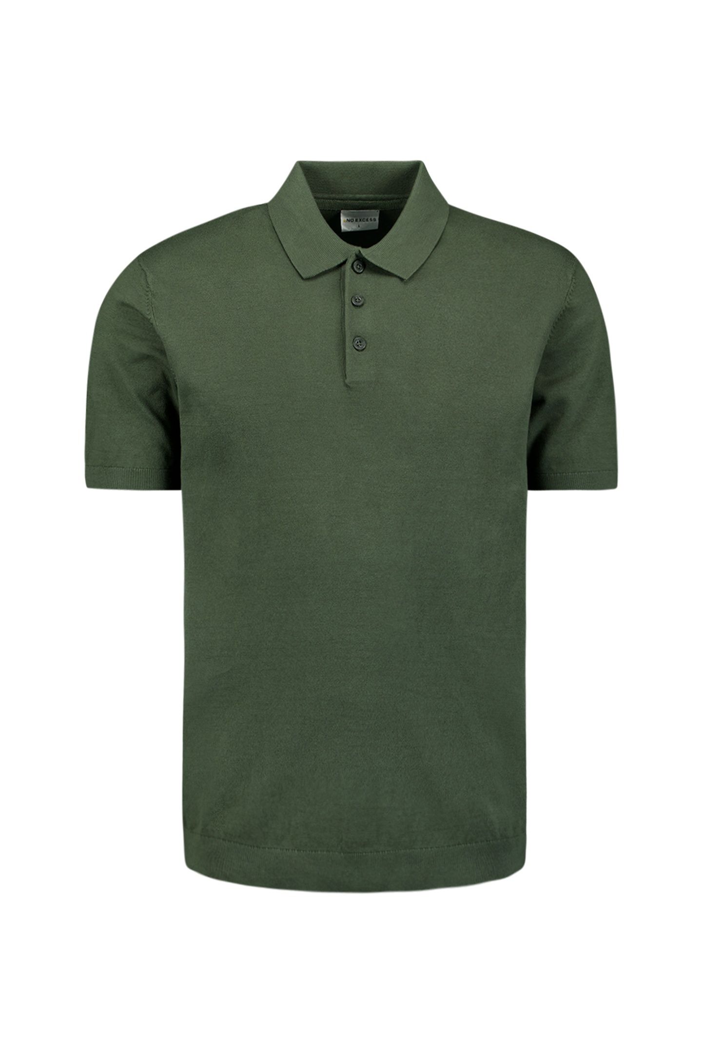 PULLOVER SHORT SLEEVE POLO SOLID DARK GREEN 4