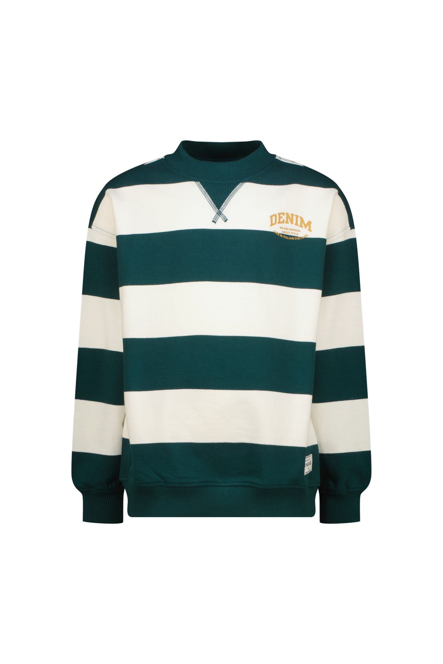 BOYS NAVISH SWEATER DARK JUNGLE GREEN 1