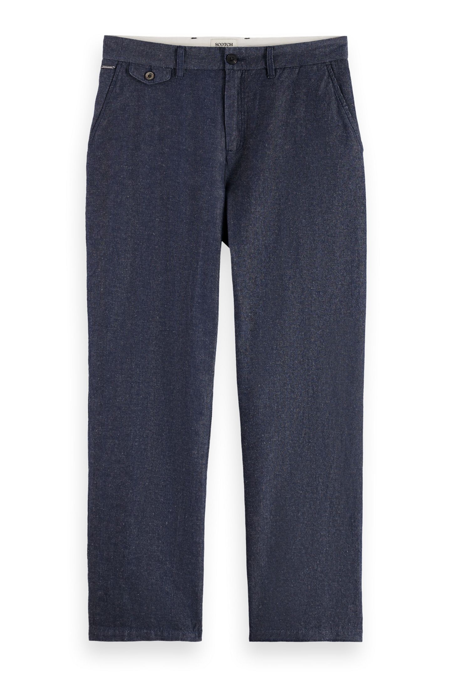 OTIS - COTTON LINEN TWILL RELAXED STRAIGHT FIT CHINO SKY CAP 3