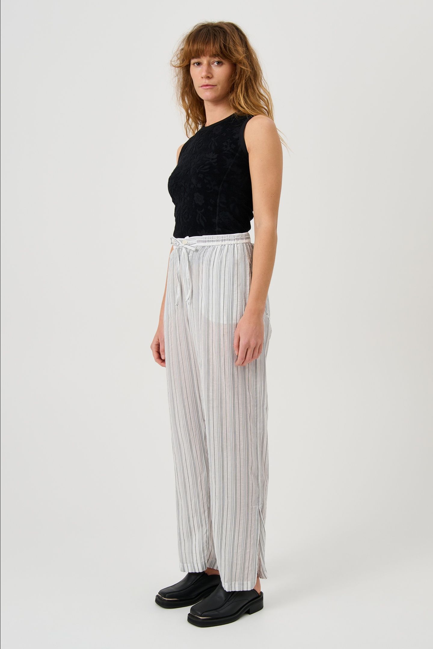 ROBERTA PANTS BLACK STRIPE 4