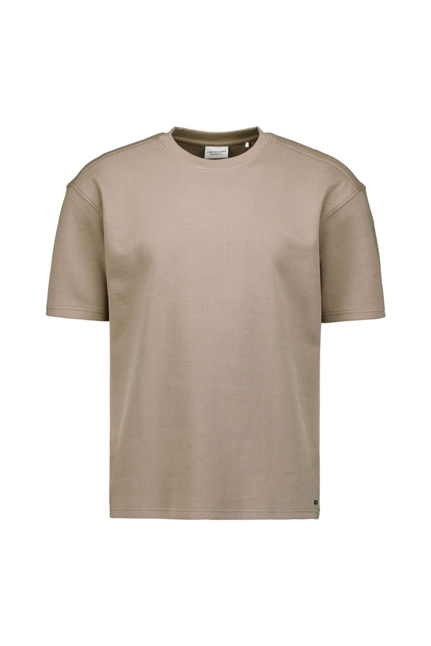 T-SHIRT CREWNECK SOLID HEAVY INTERLOCK CLAY 4