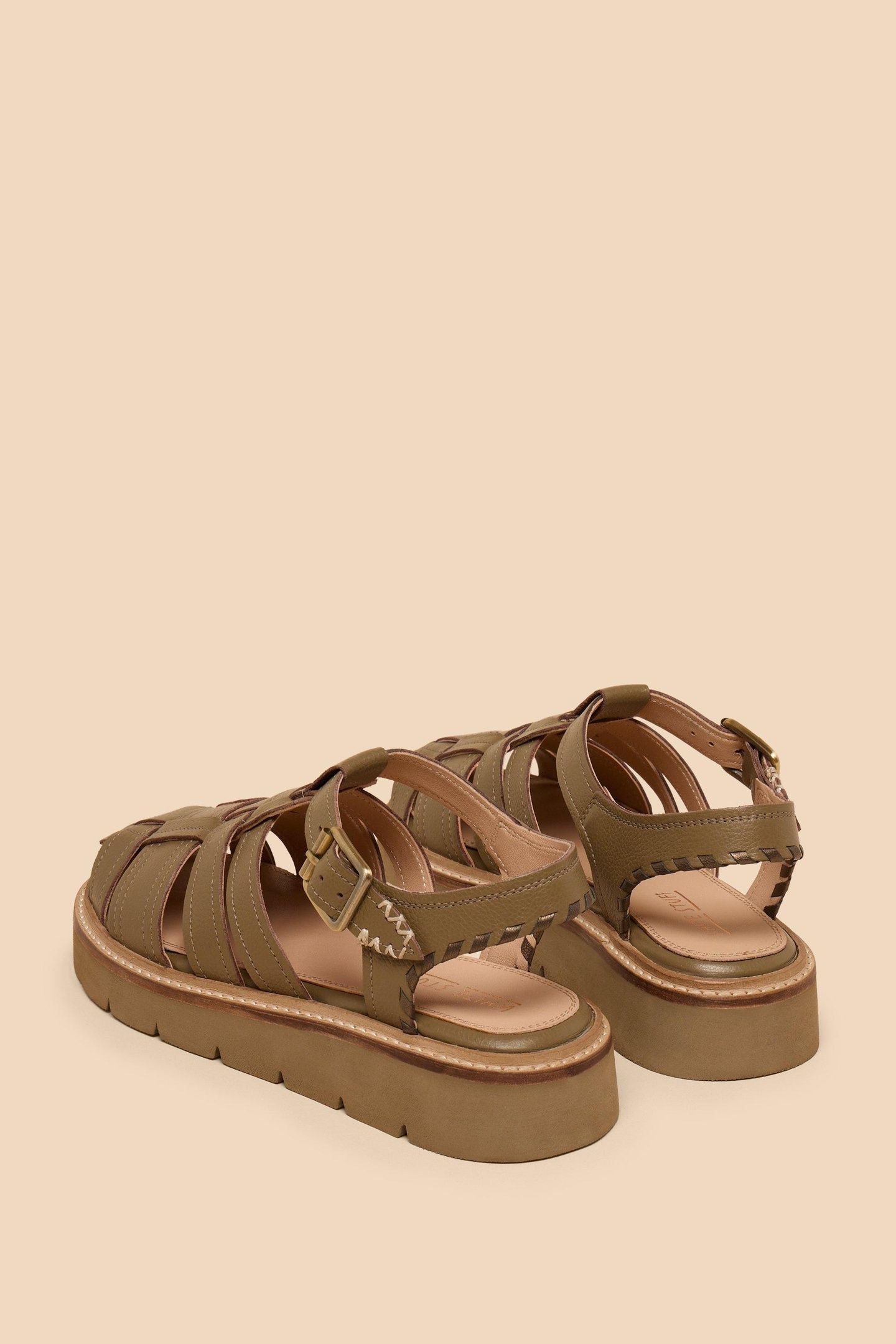 CHUNKY FISHERMAN SANDAL KHAKI GREEN 3