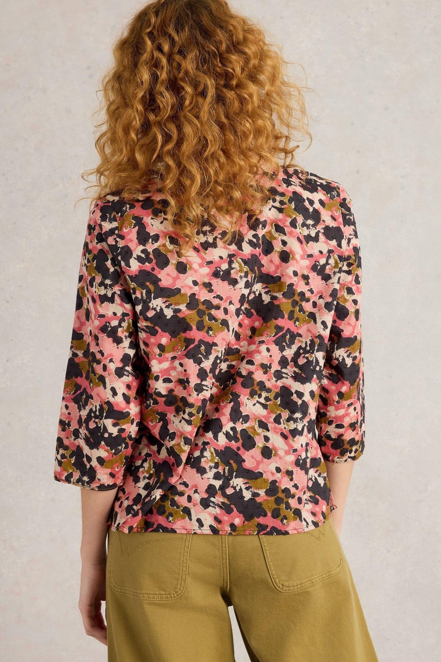 RAE ORGANIC COTTON TOP PINK PRINT 3
