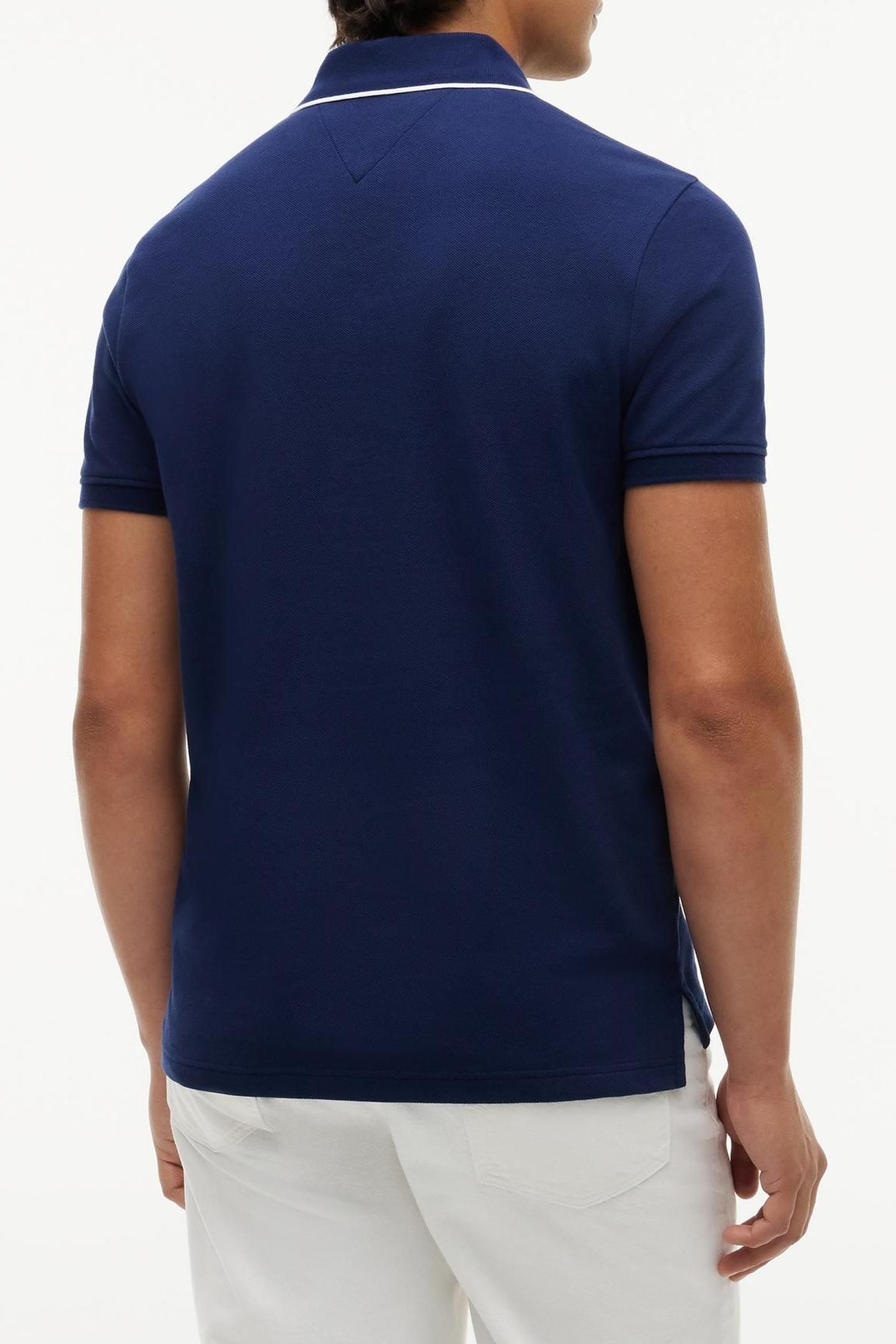 PIQUE PLACKET T-SHIRT CARBON NAVY 2