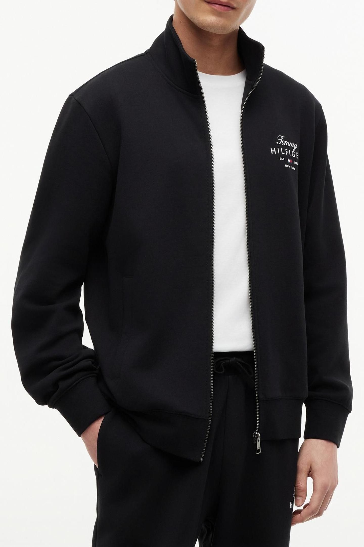 SCRIPT STACK SWEATSHIRT BLACK 1