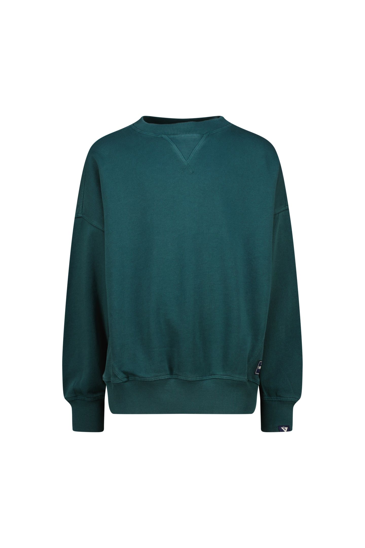 BOYS NEVY SWEATER DARK JUNGLE GREEN 1