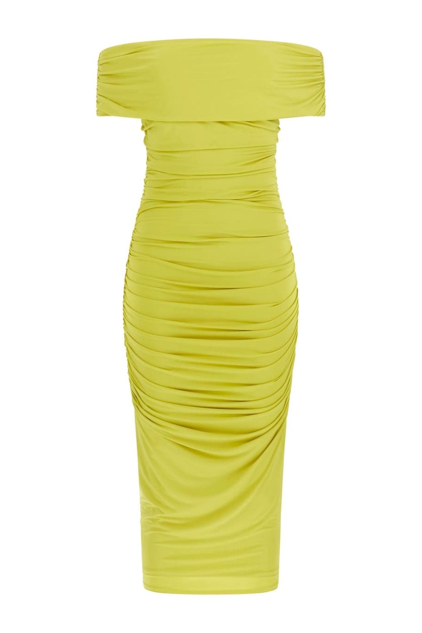 ALVA OFF SHOULDER DR KIWI LIGHT GREEN 4