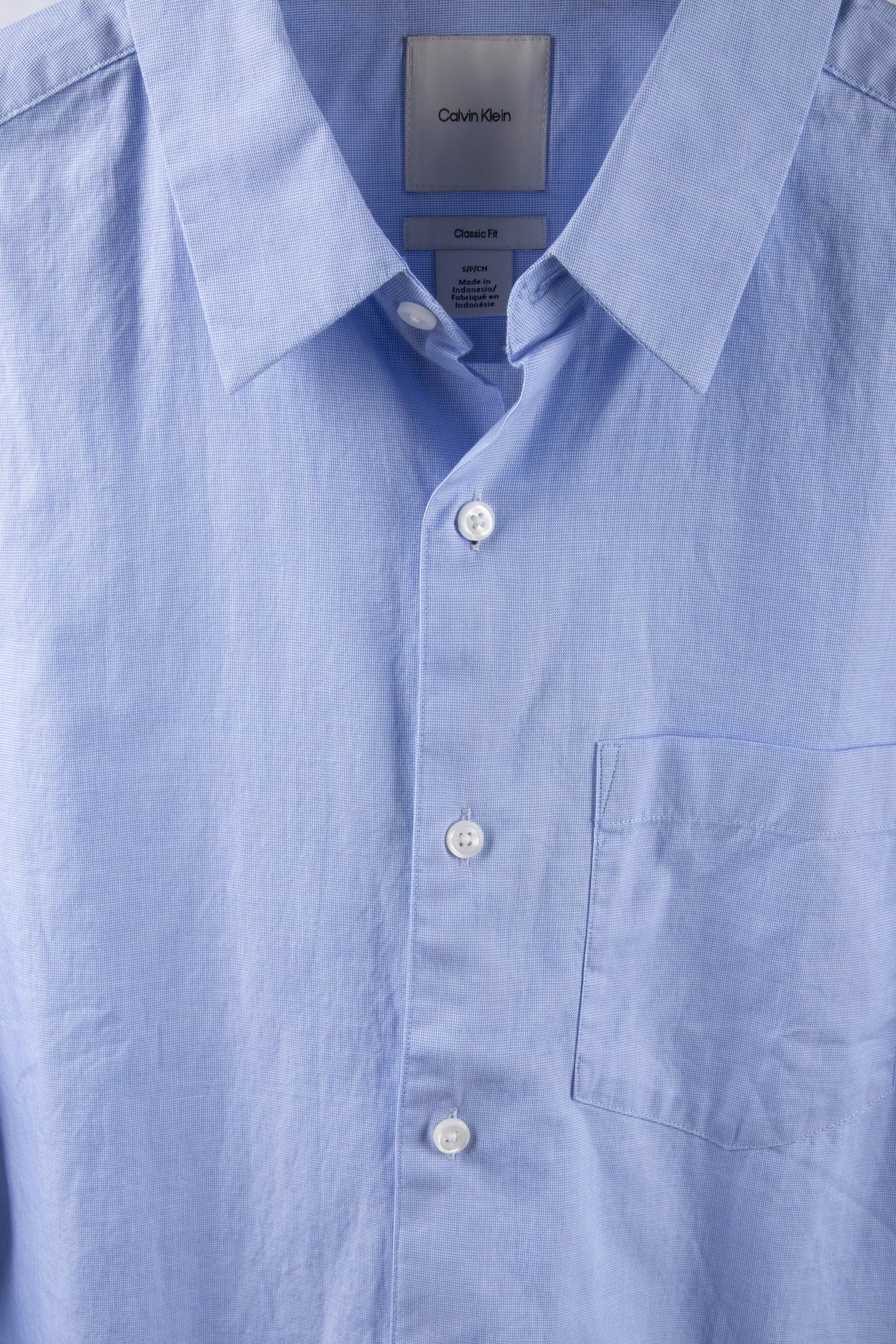LS EOE WASHED POPLIN SHIRT MARINA 4