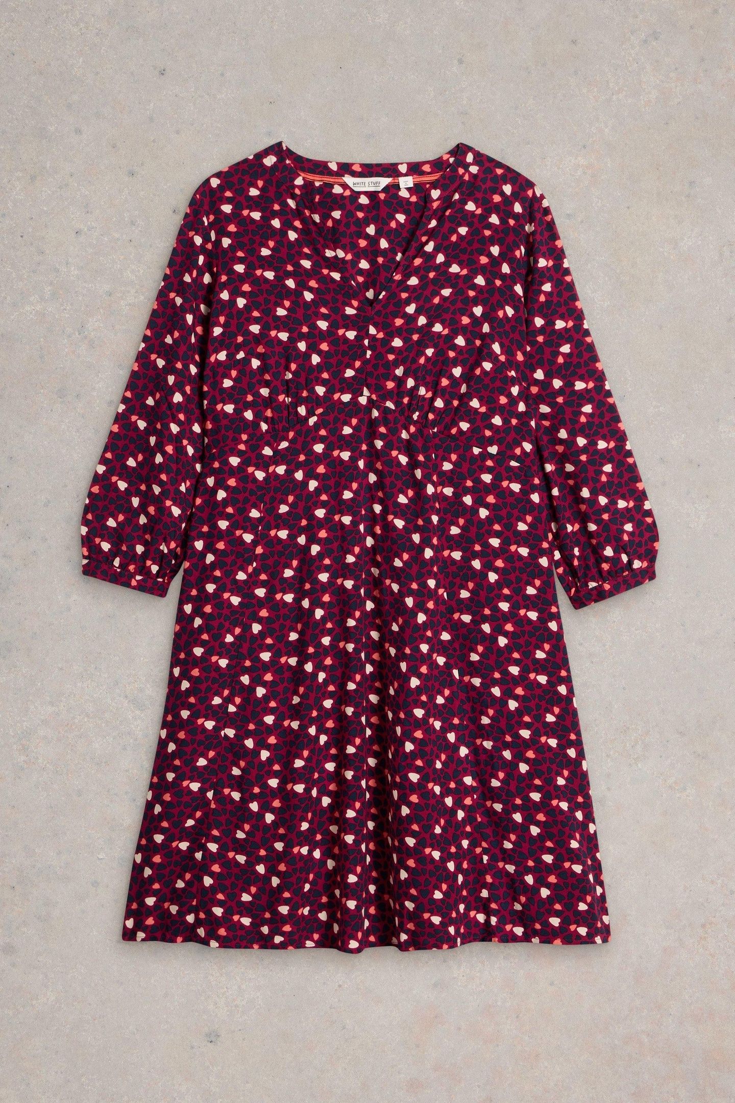 FRANCES DRESS PLUM PRINT 4