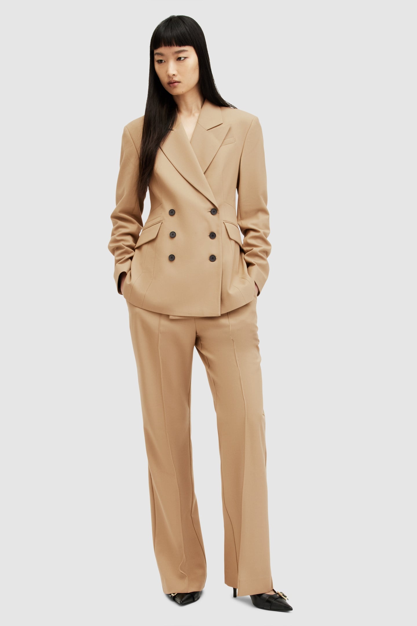 SEVENH BLAZER CAMEL BROWN 2