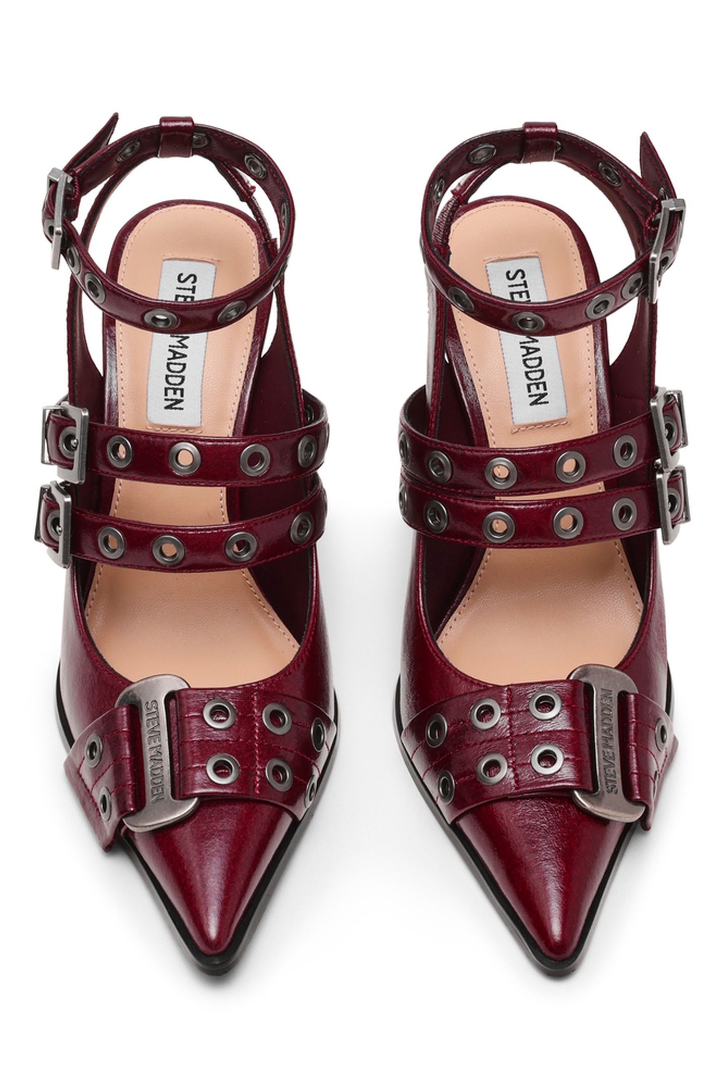 SURPASS FLAT SHOES DARK CHERRY CRINKLE 4