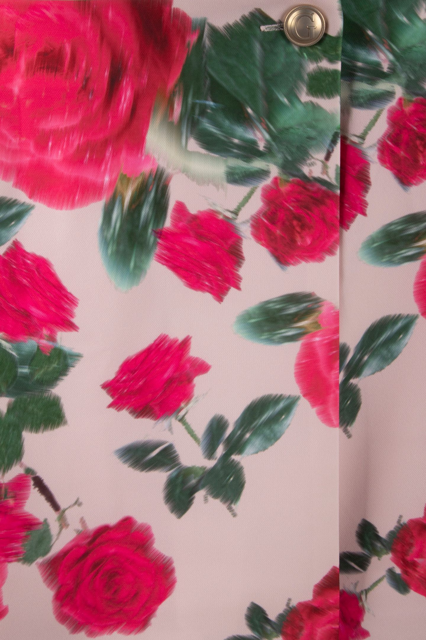GUESS ECO RAISSA WRAP SKIRT BLURRED ROSES PRINT 4