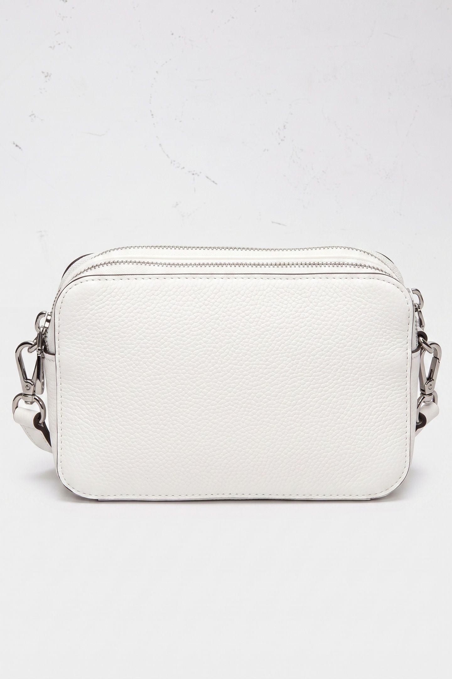 WEBBING DOUBLE STRAP CROSSOVER WHITE ALYSSUM 3