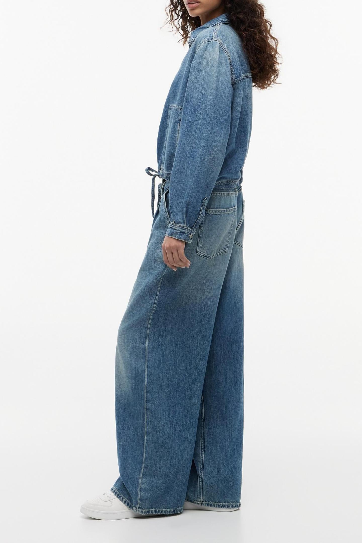 CHARLIE LOOSE WIDE LEG DENIM MEDIUM 4
