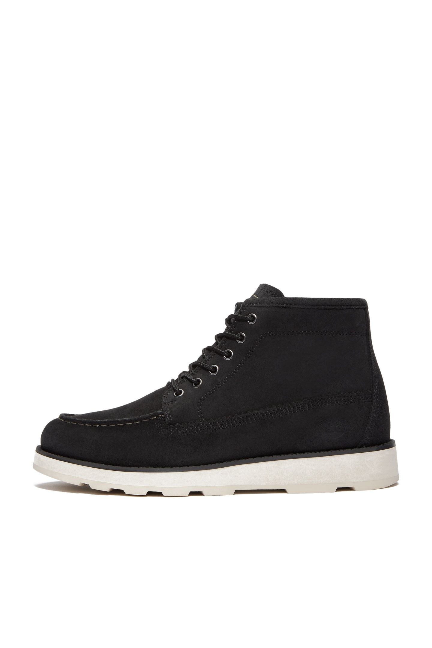 BRITTON MILLS MID LACE UP CHUKKA BOOT BLACK SUEDE 3