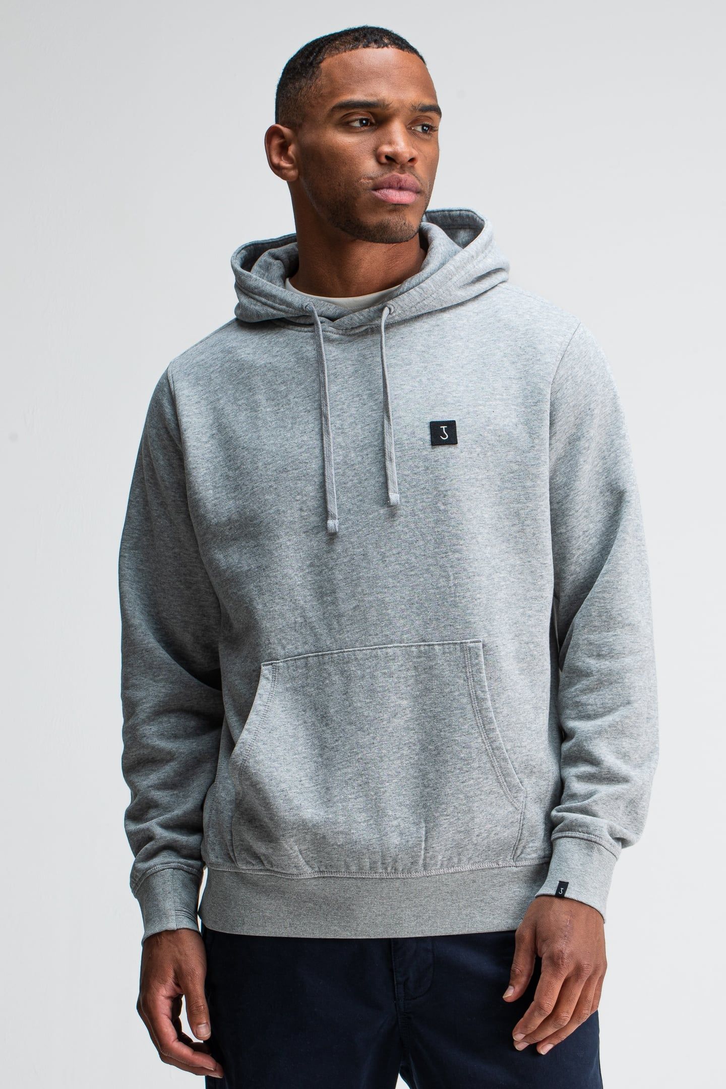 ARMY HOODED VINTAGE GREY MELANGE 1