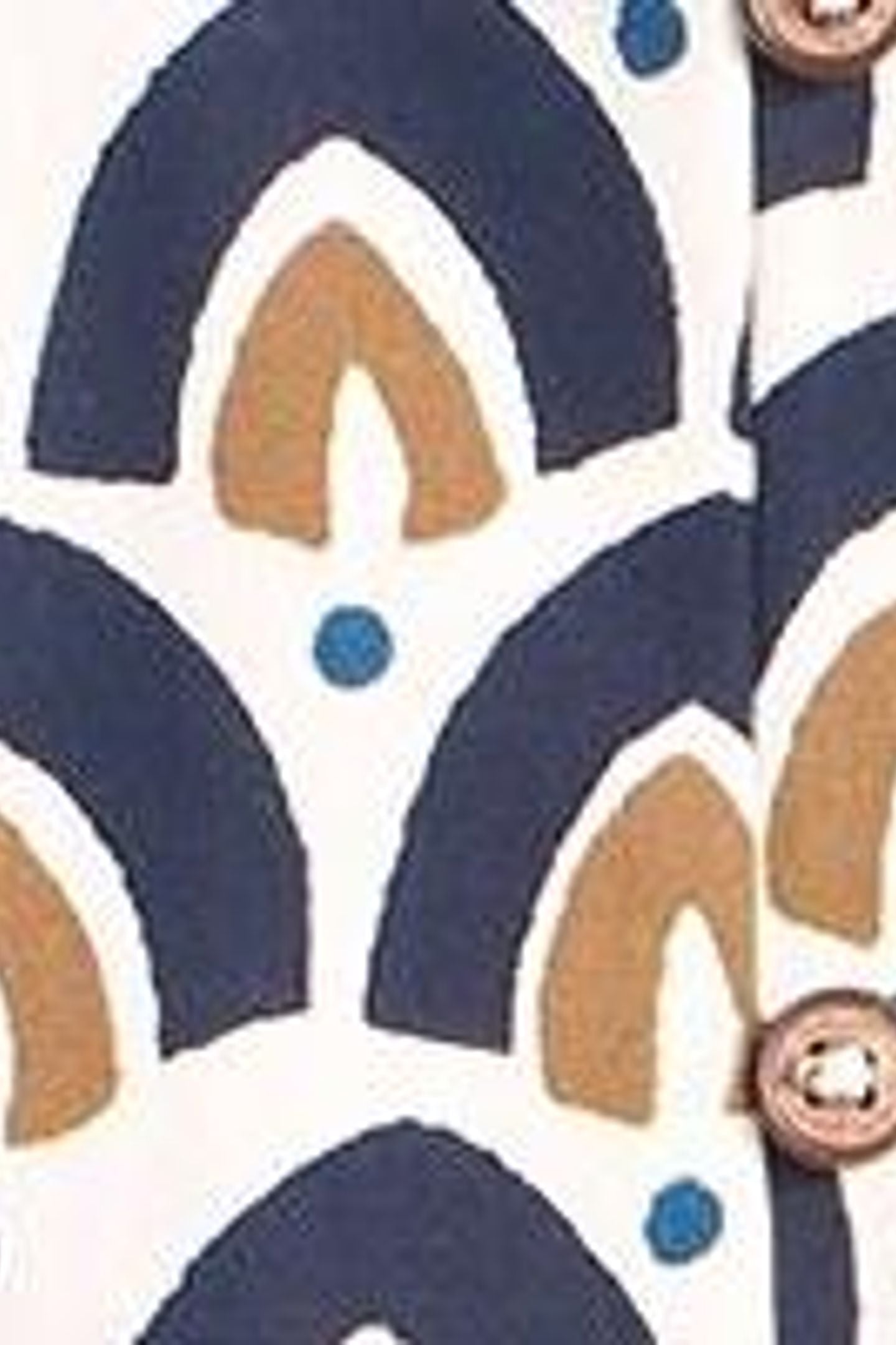 ARIEL MIX PRINT TOP NAVY PRINT 5