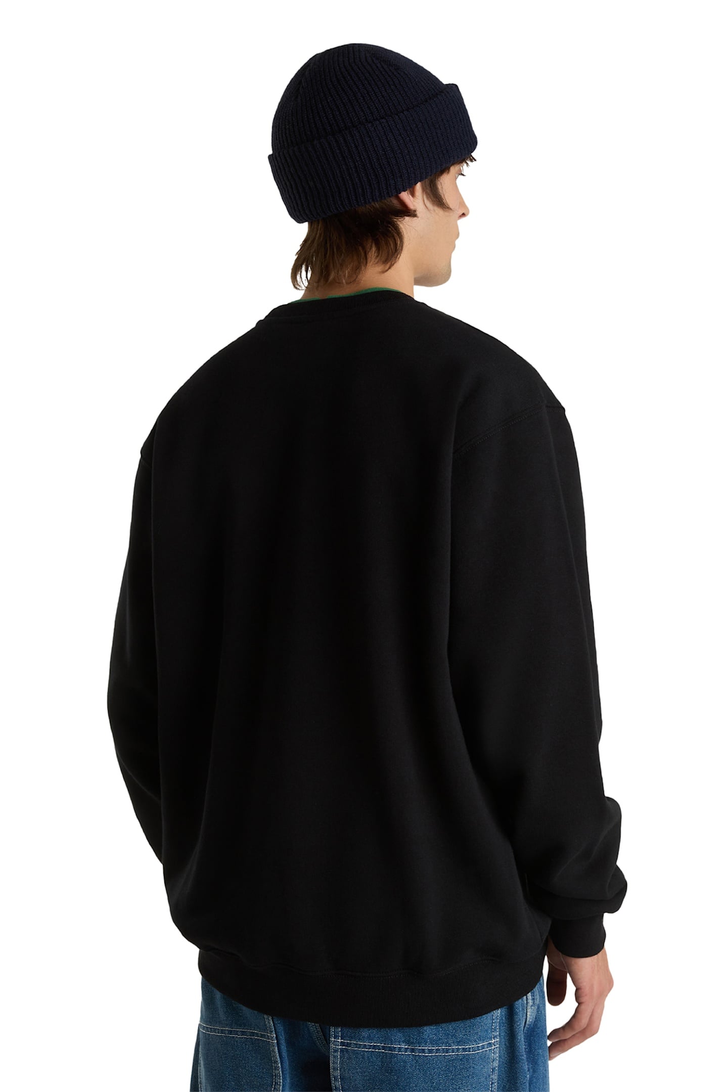 LEFT CHEST II LOOSE CREW BLACK 6