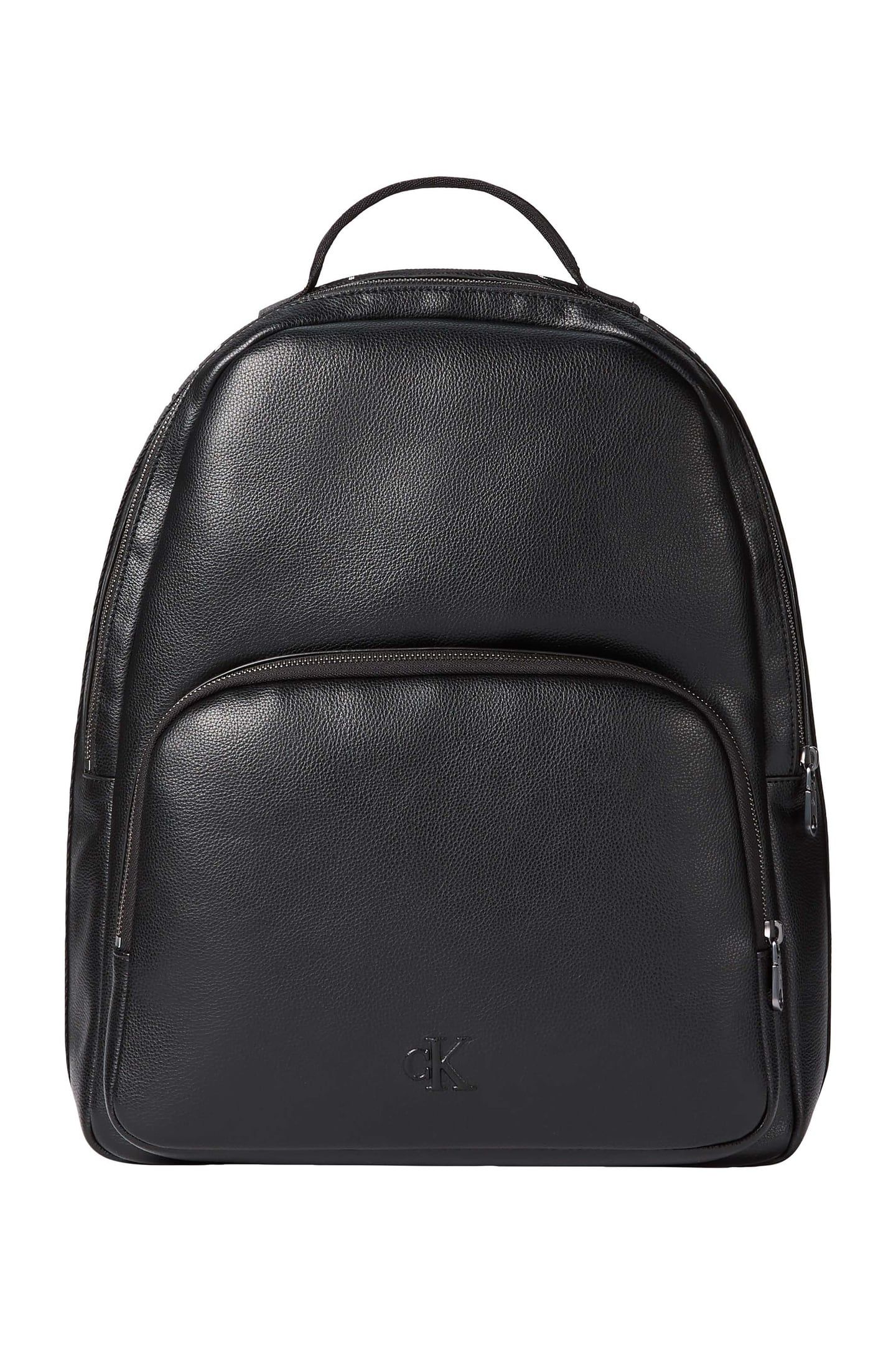 WEBBING STRAP ROUND BACKPACK BLACK/WHITE WEBBING 1