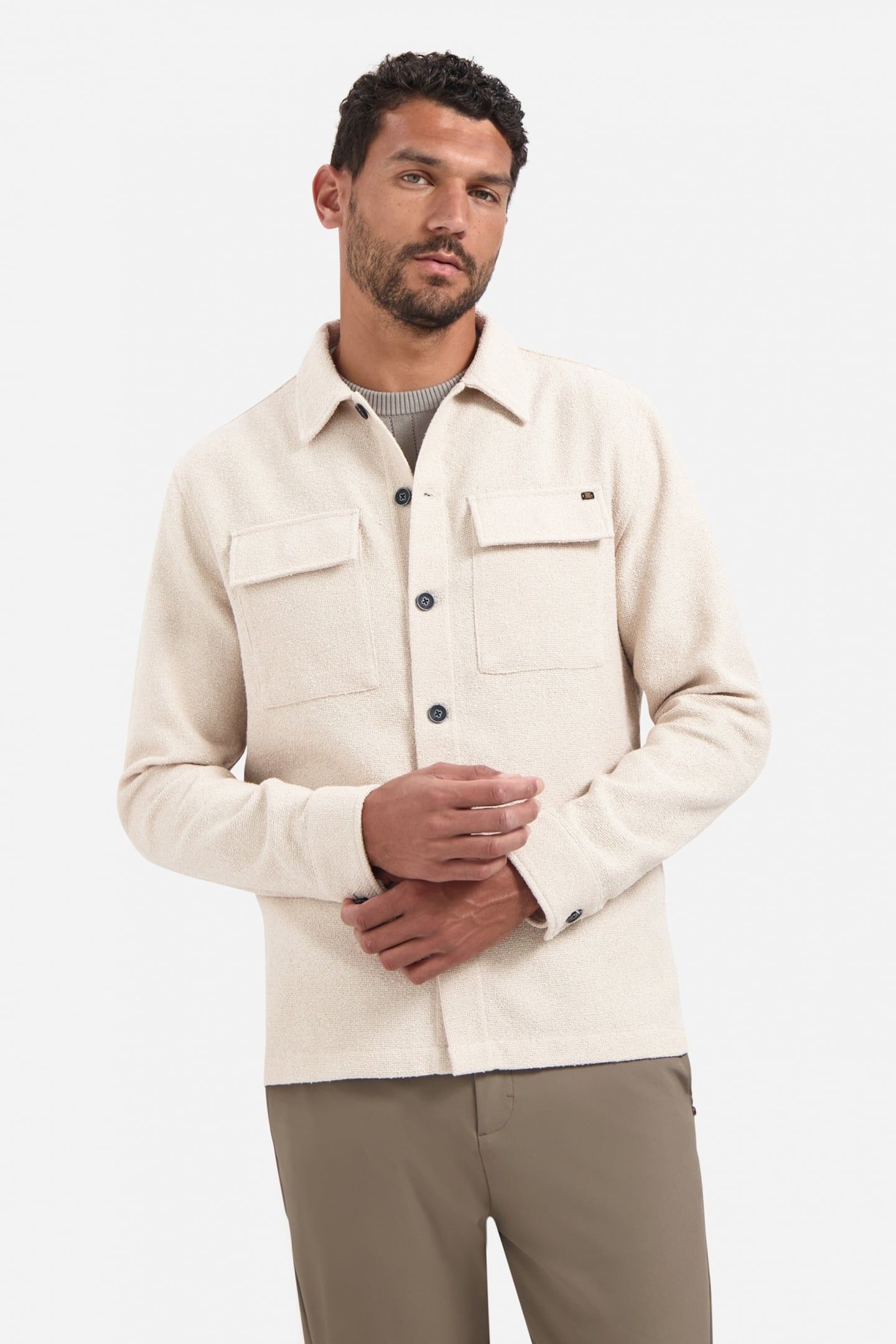 OVERSHIRT FULL BUTTON STRETCH KIT 1