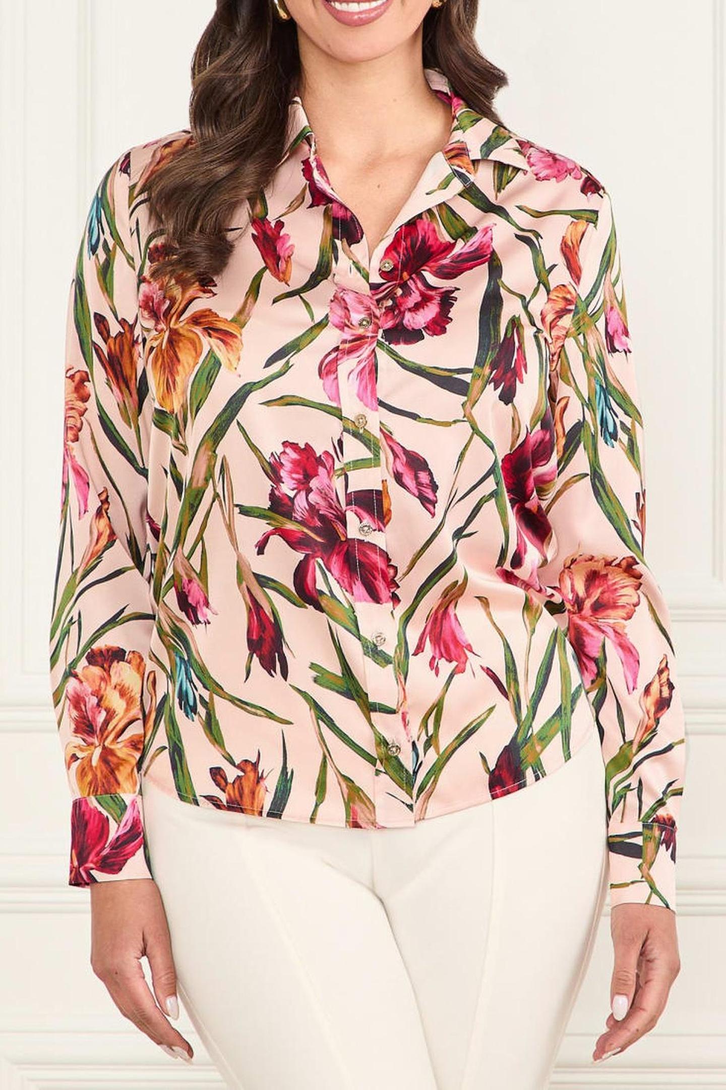 MELISSA SHIRT IRIS MOON BLUSH BREE 5
