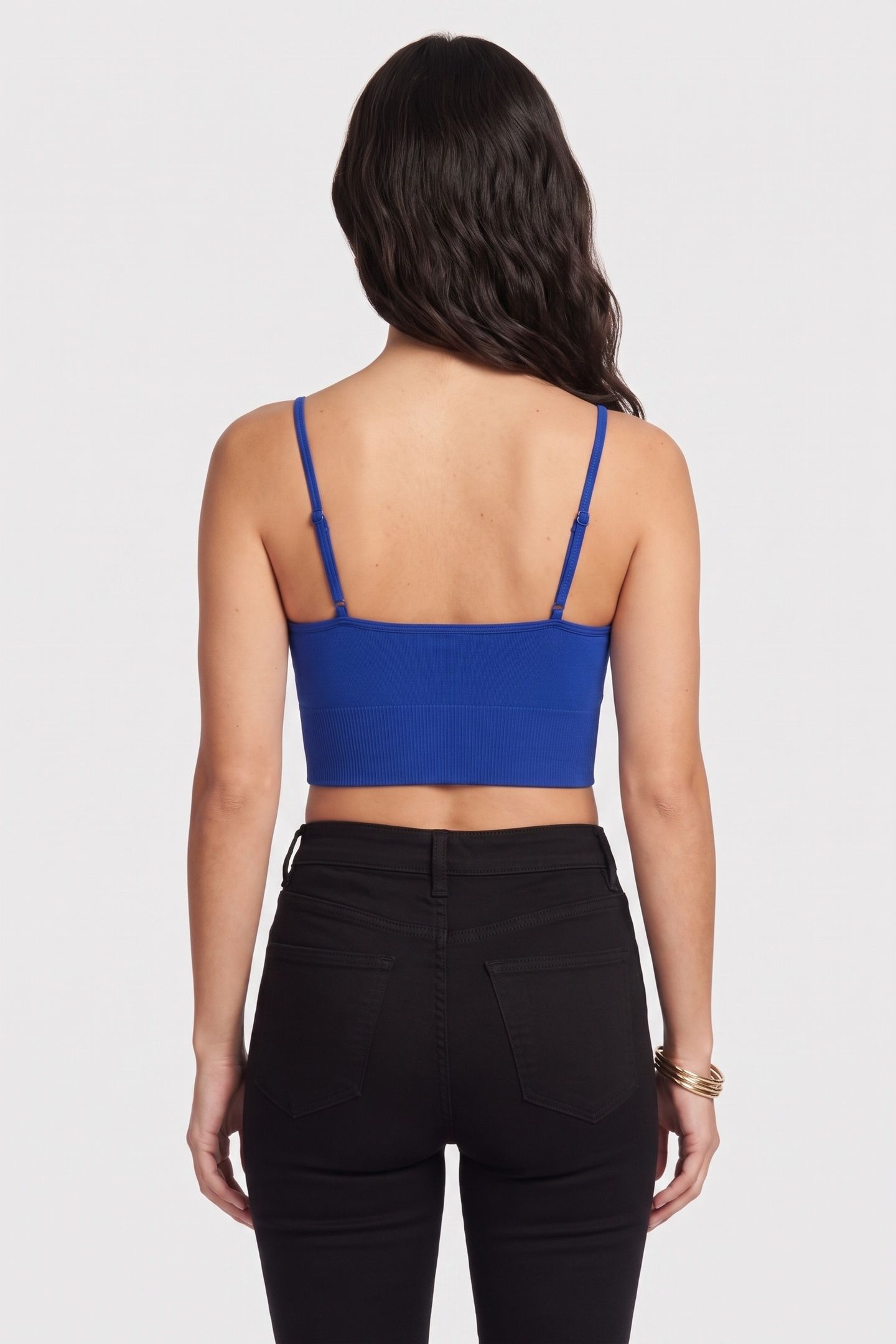 RORA SEAMLESS BRA BLUE 2