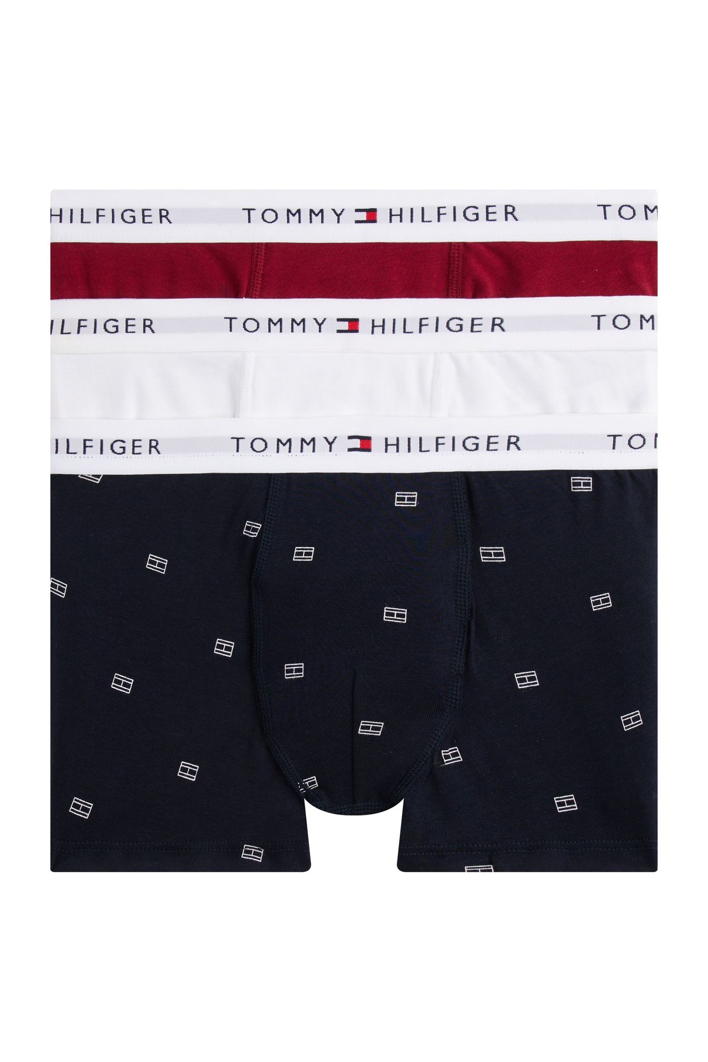BOYS 3-PACK TRUNK PRINT ROUGE/WHITE/DES SKY FLAG AOP 1