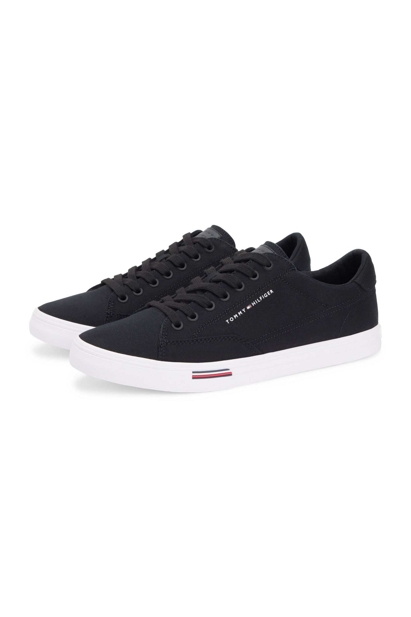 CANVAS SIGNATURE MIDSOLE TRAINERS BLACK 3