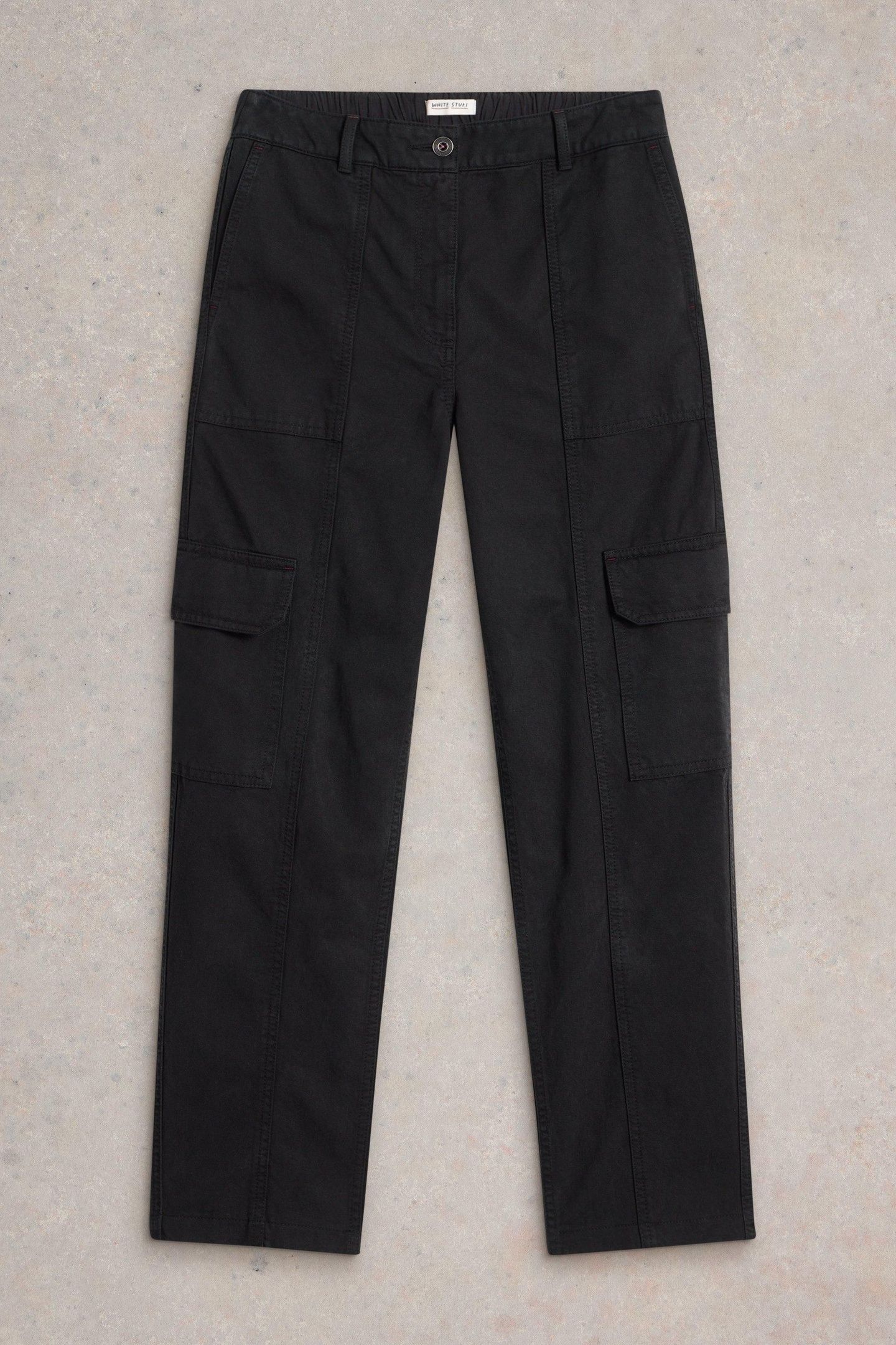 CLOVER CARGO TROUSER PURE BLACK 3