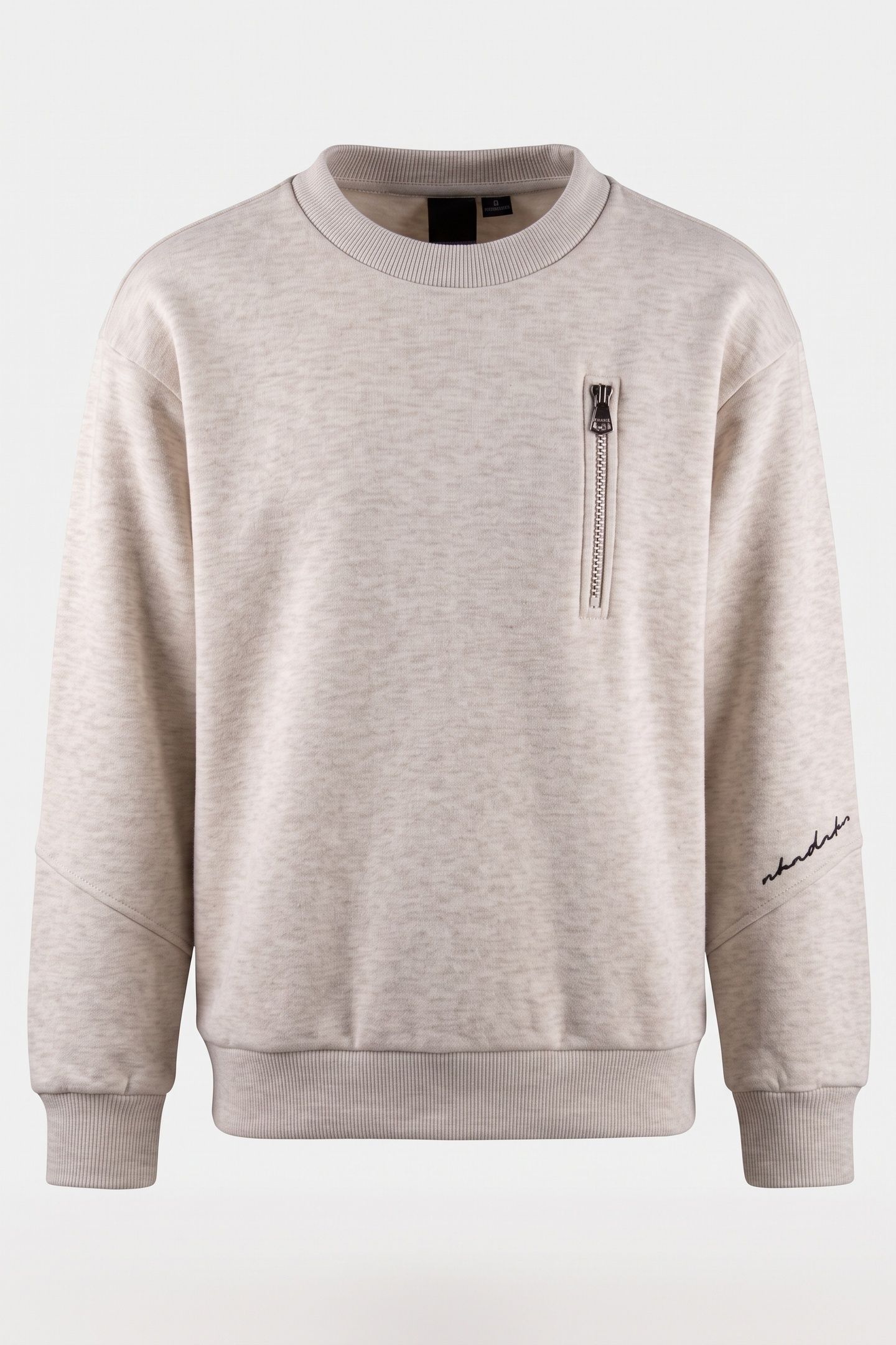CUTSEAM SWEATSHIRT CREAM MELANGE 3
