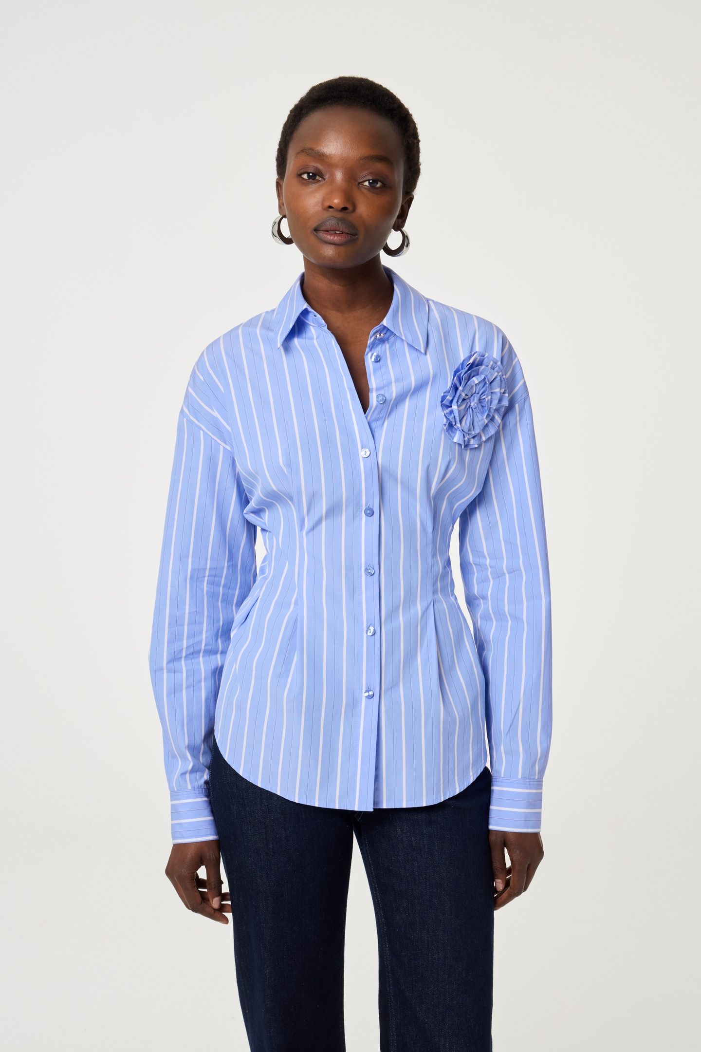 IRINA BLOUSE FRENCH BLUE 2