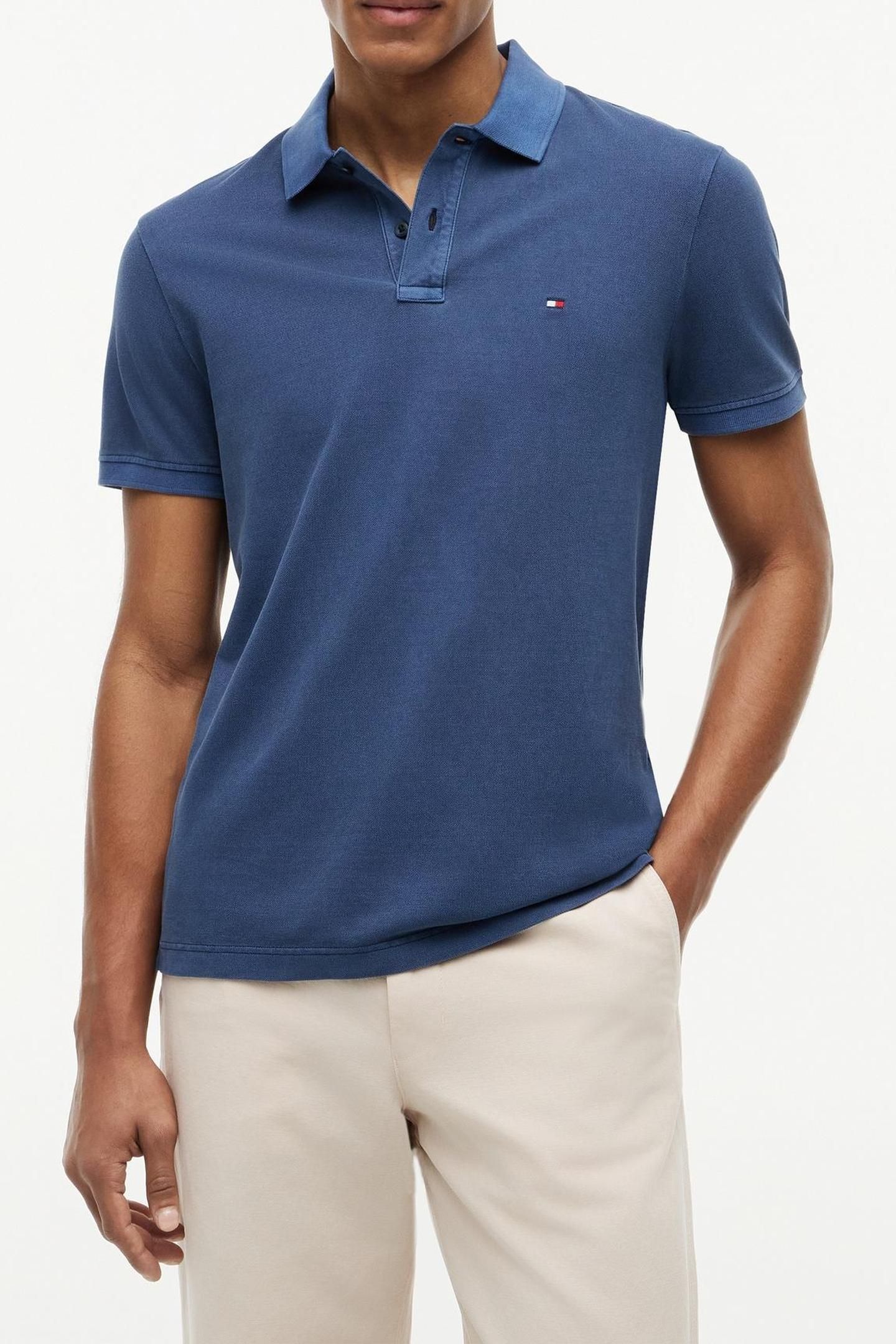 GARMENT DYE REGULAR POLO CARBON NAVY 2