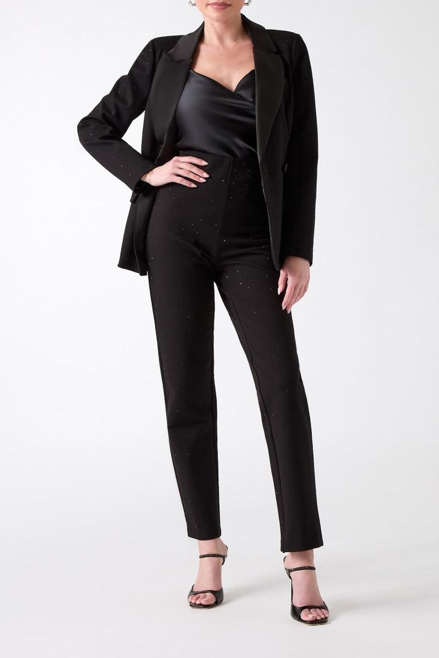 SHIMMY PANT JET BLACK A996 1